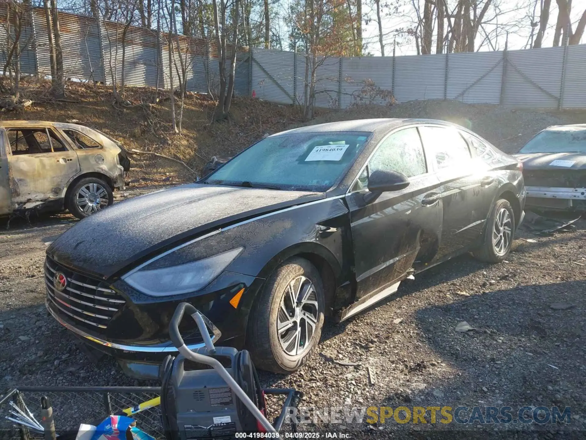2 fotografías del automóvil dañado KMHL24JJ5NA041548 HYUNDAI SONATA HYBRID 2022
