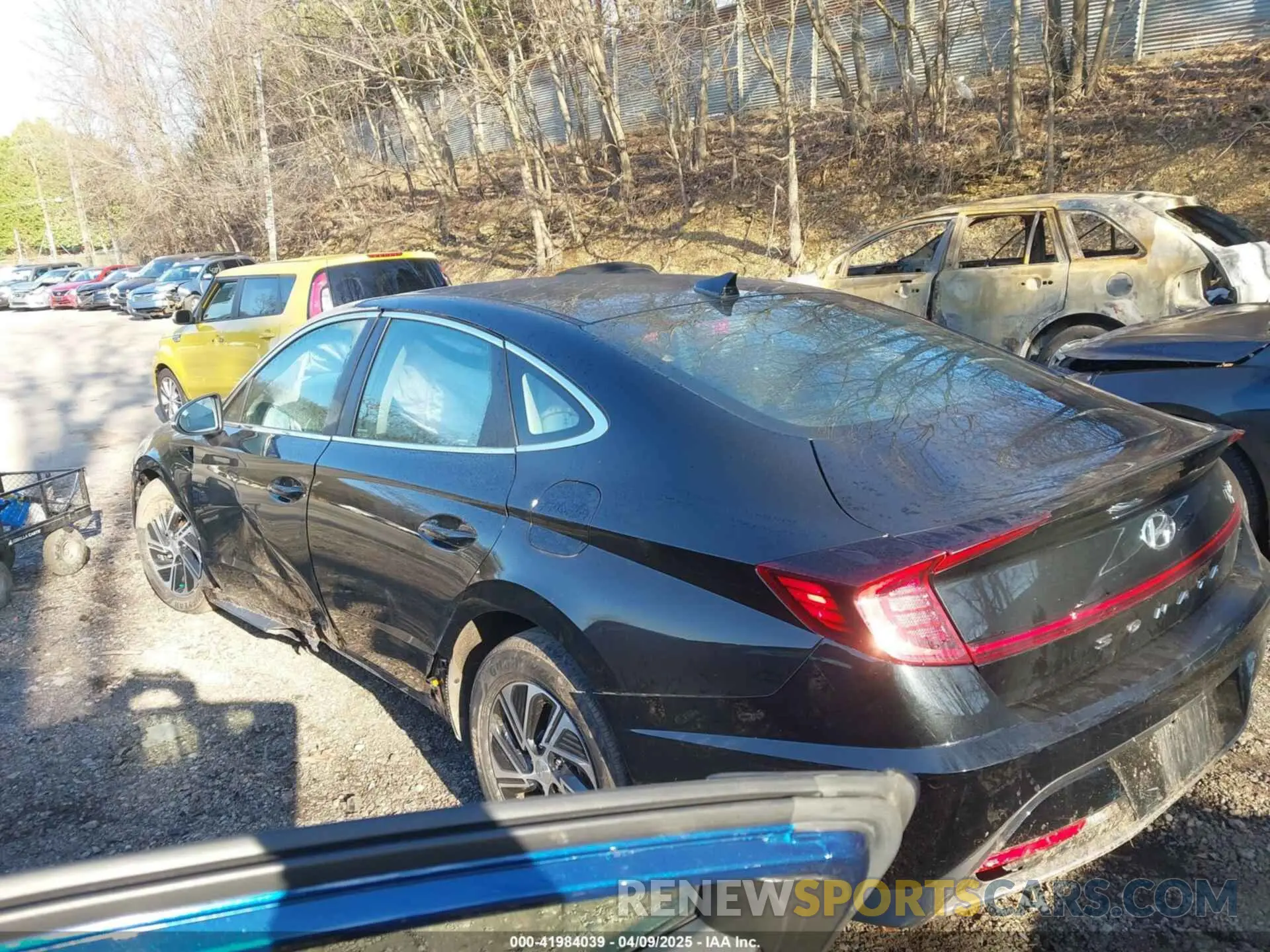 3 fotografías del automóvil dañado KMHL24JJ5NA041548 HYUNDAI SONATA HYBRID 2022