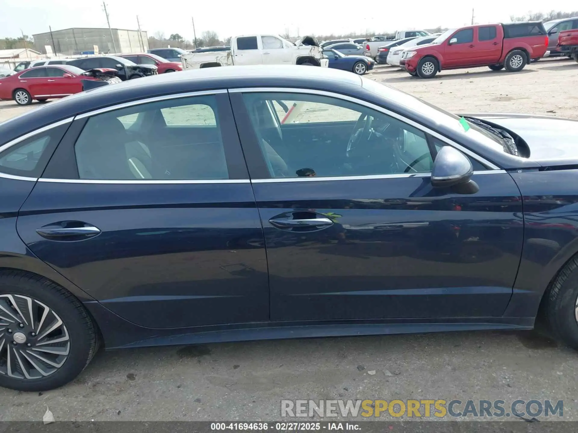 14 fotografías del automóvil dañado KMHL34JJ1NA047165 HYUNDAI SONATA HYBRID 2022