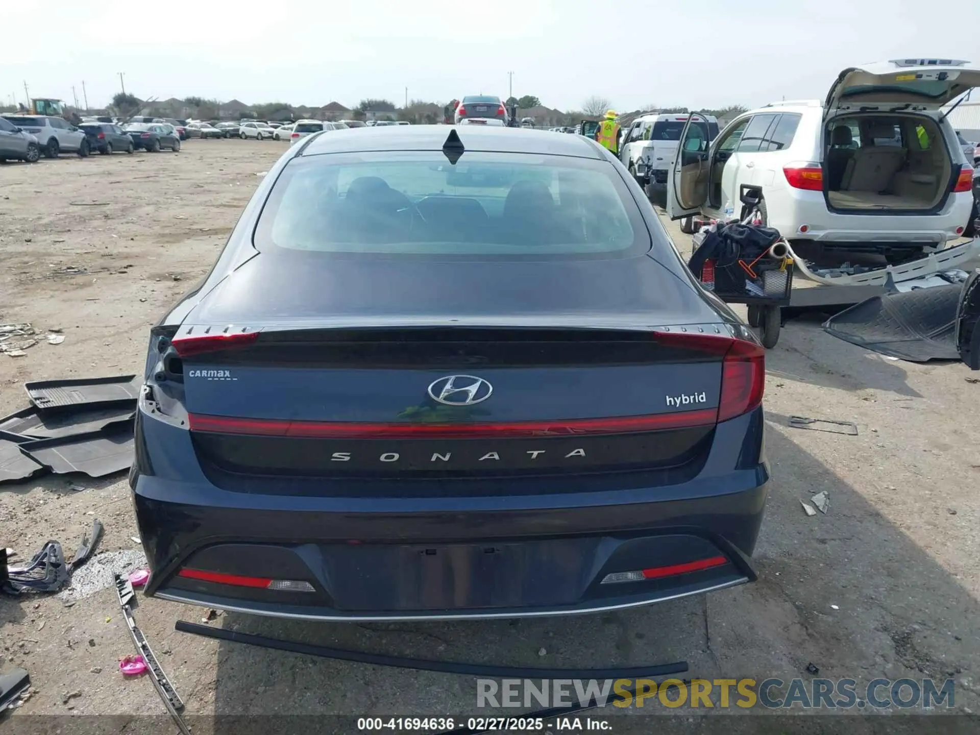 17 fotografías del automóvil dañado KMHL34JJ1NA047165 HYUNDAI SONATA HYBRID 2022