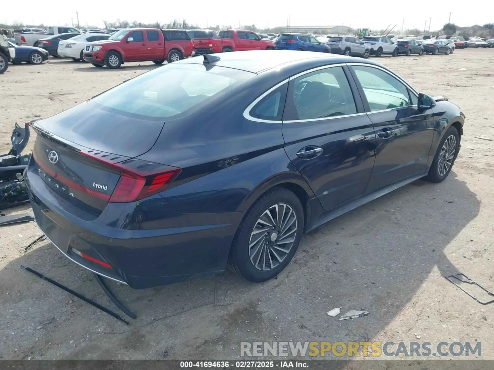 4 fotografías del automóvil dañado KMHL34JJ1NA047165 HYUNDAI SONATA HYBRID 2022