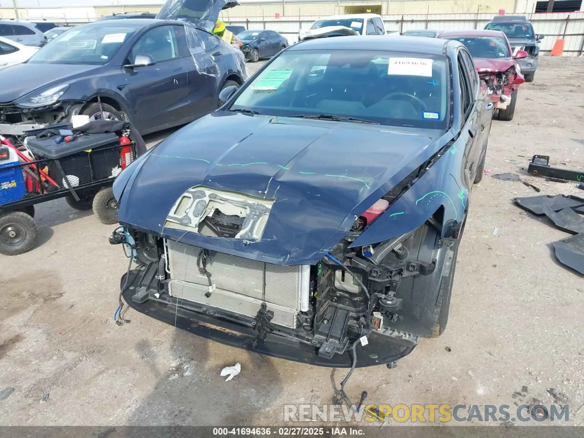 6 fotografías del automóvil dañado KMHL34JJ1NA047165 HYUNDAI SONATA HYBRID 2022