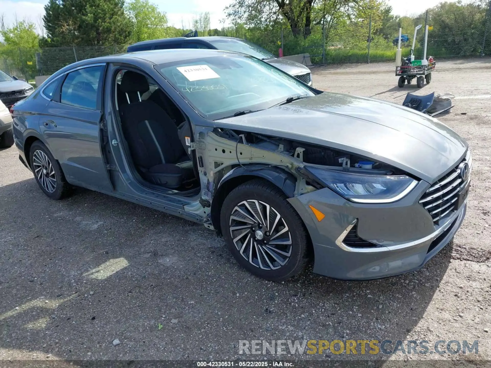 1 fotografías del automóvil dañado KMHL34JJ4NA039285 HYUNDAI SONATA HYBRID 2022