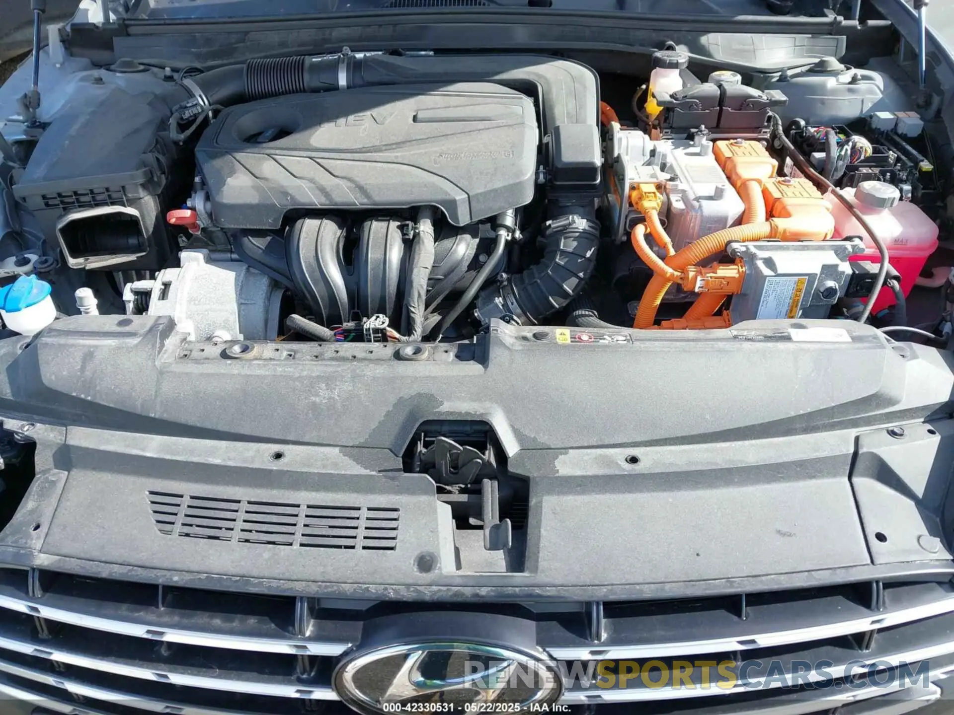 10 fotografías del automóvil dañado KMHL34JJ4NA039285 HYUNDAI SONATA HYBRID 2022