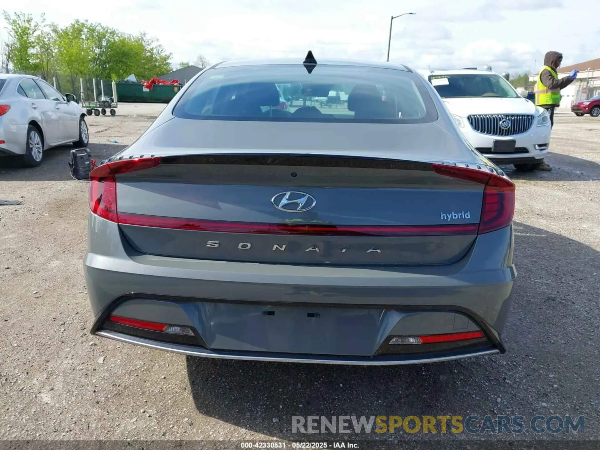 16 fotografías del automóvil dañado KMHL34JJ4NA039285 HYUNDAI SONATA HYBRID 2022
