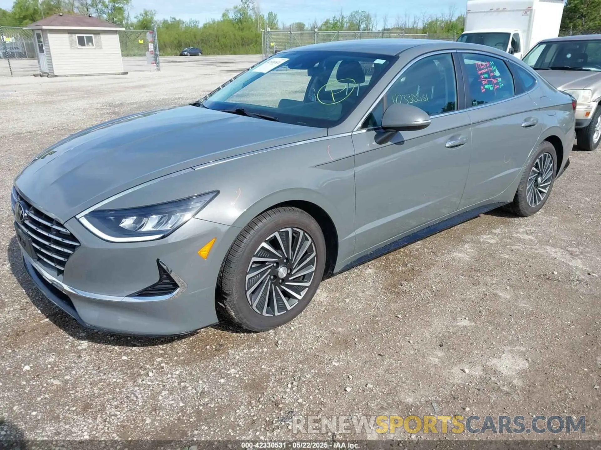 2 fotografías del automóvil dañado KMHL34JJ4NA039285 HYUNDAI SONATA HYBRID 2022
