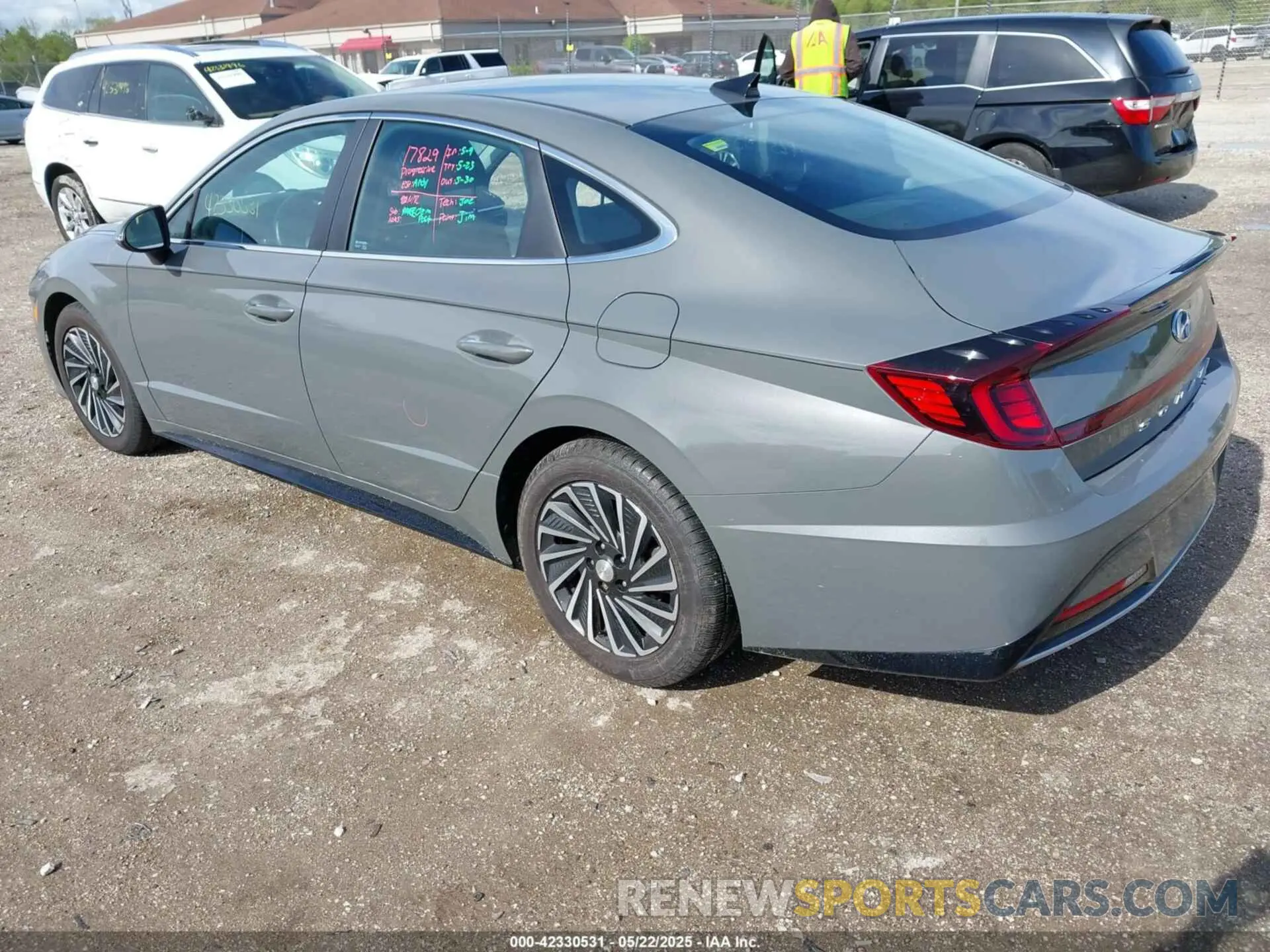 3 fotografías del automóvil dañado KMHL34JJ4NA039285 HYUNDAI SONATA HYBRID 2022