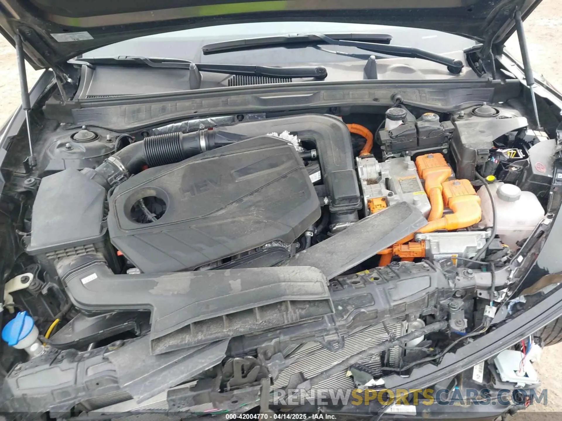 10 fotografías del automóvil dañado KMHL34JJ6NA050692 HYUNDAI SONATA HYBRID 2022