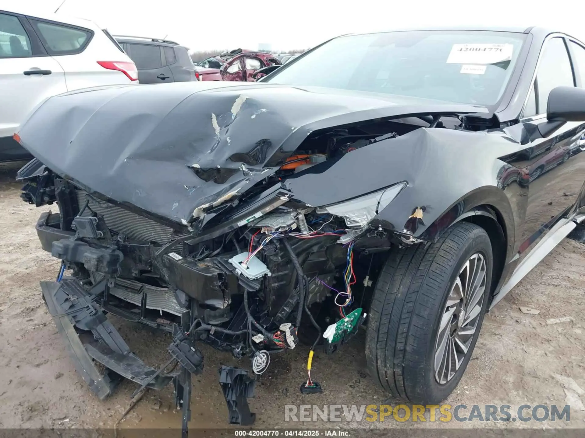 6 fotografías del automóvil dañado KMHL34JJ6NA050692 HYUNDAI SONATA HYBRID 2022