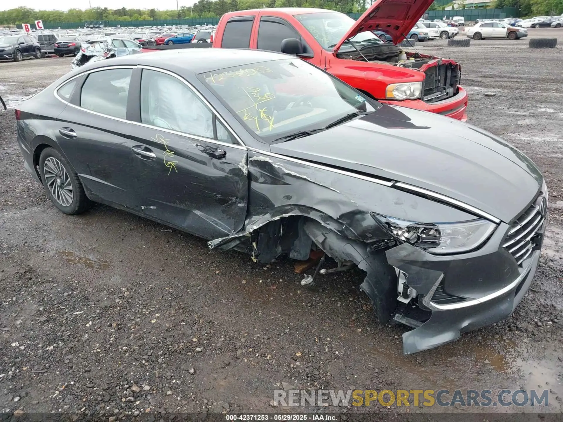 1 fotografías del automóvil dañado KMHL54JJ7NA043115 HYUNDAI SONATA HYBRID 2022