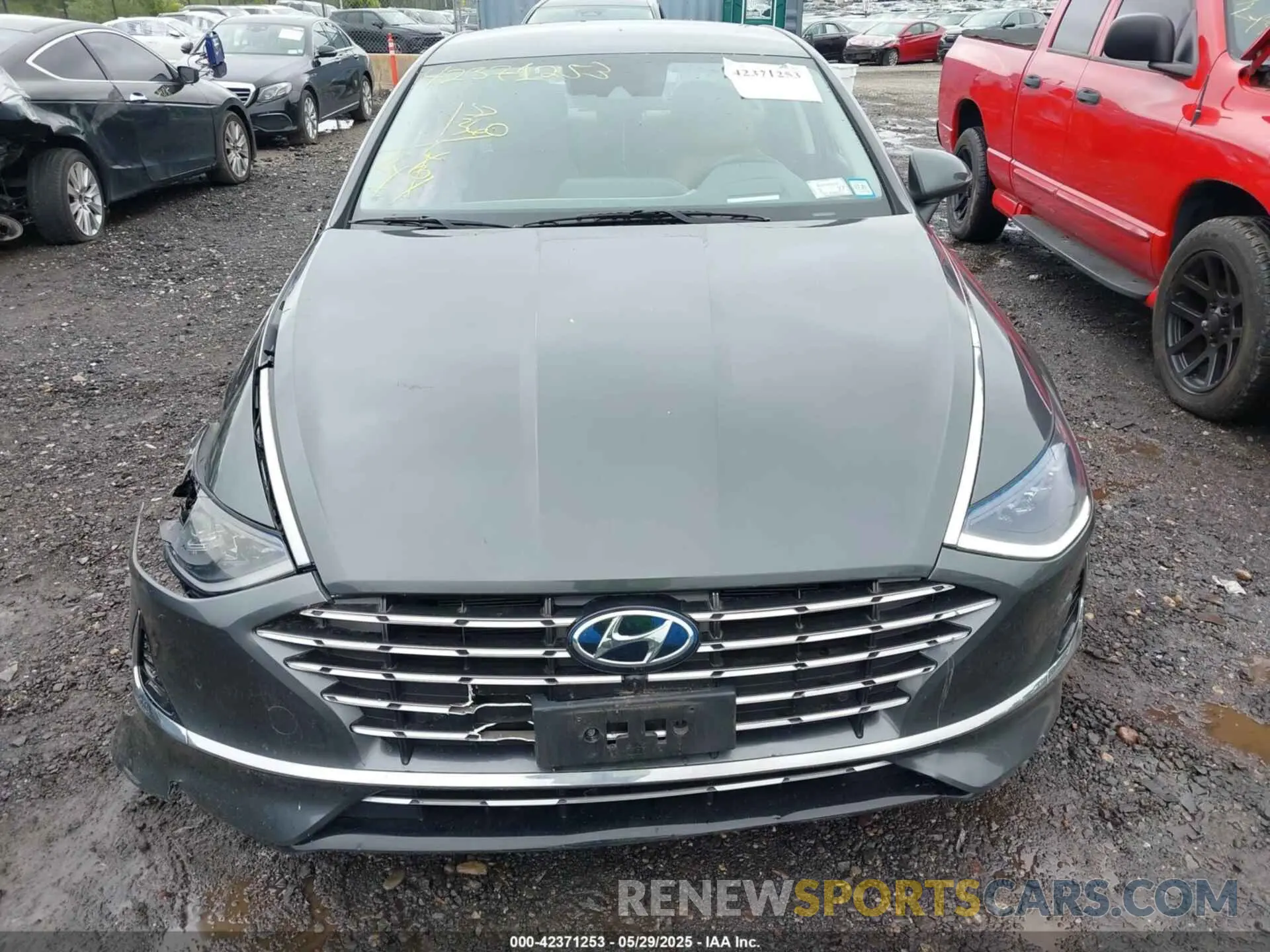 12 fotografías del automóvil dañado KMHL54JJ7NA043115 HYUNDAI SONATA HYBRID 2022