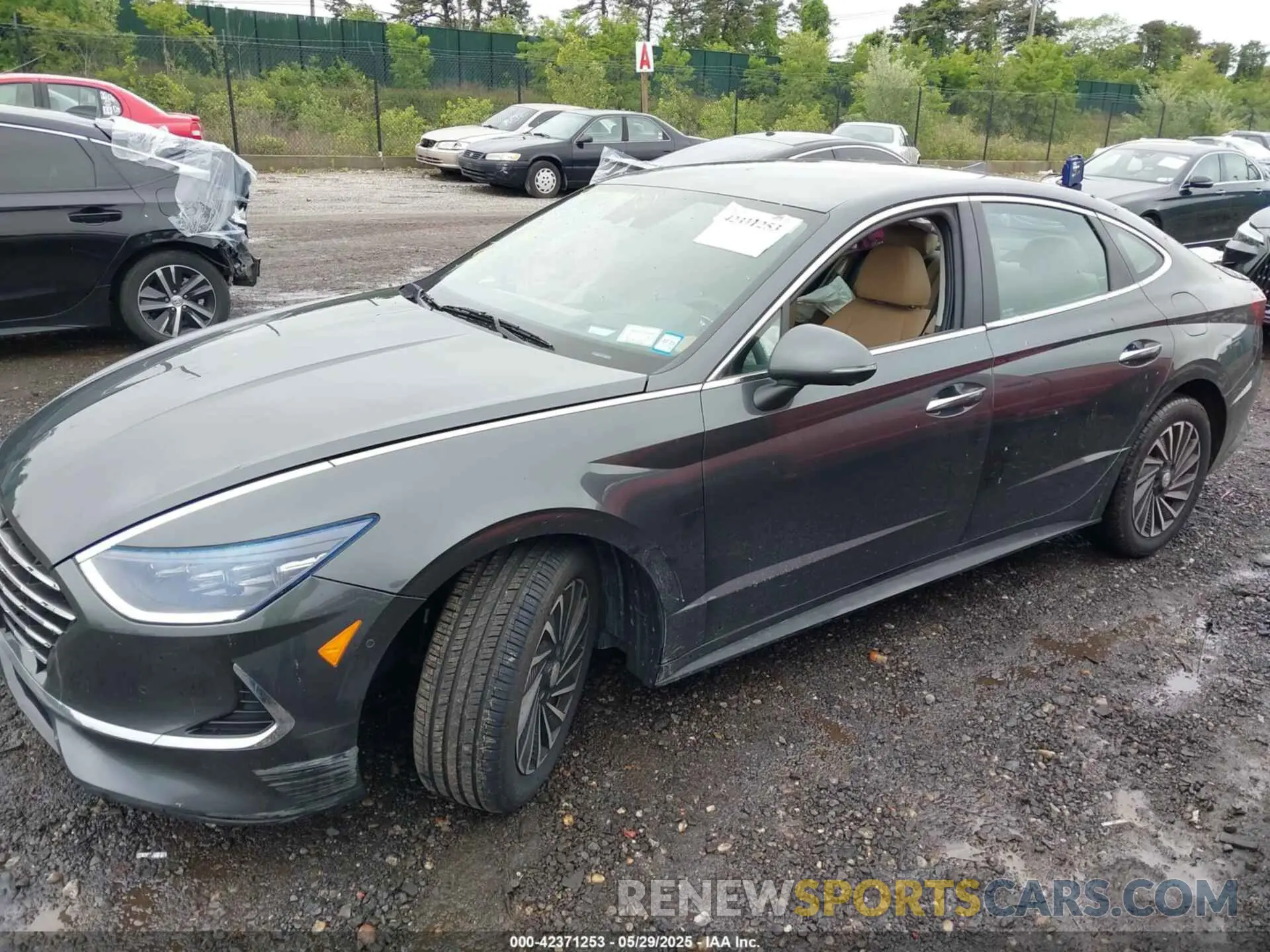 14 fotografías del automóvil dañado KMHL54JJ7NA043115 HYUNDAI SONATA HYBRID 2022