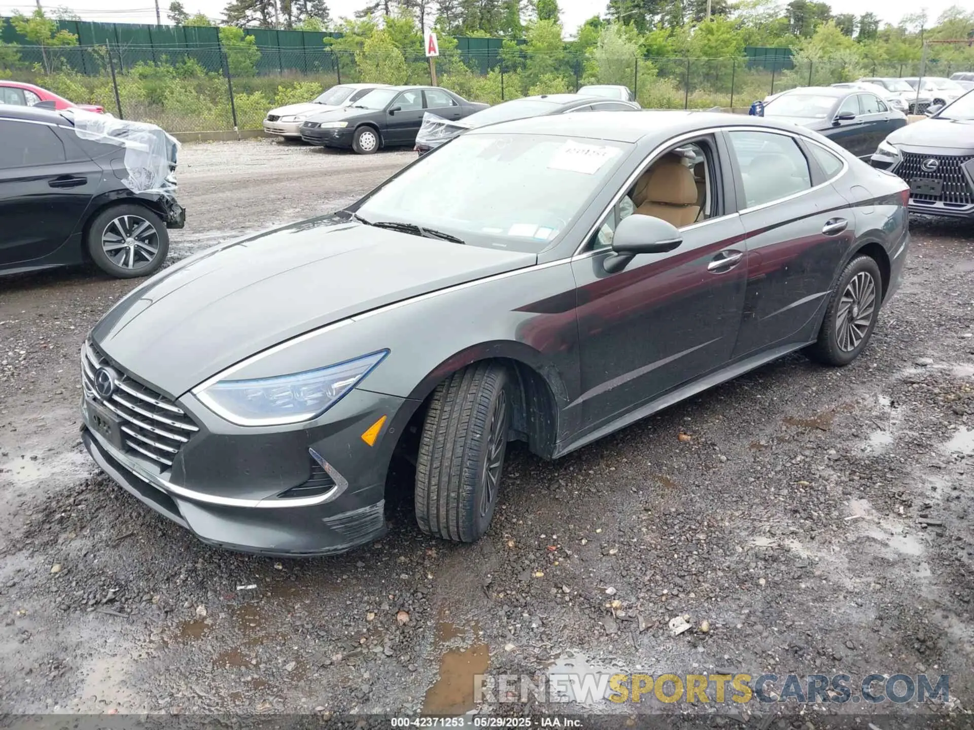 2 fotografías del automóvil dañado KMHL54JJ7NA043115 HYUNDAI SONATA HYBRID 2022