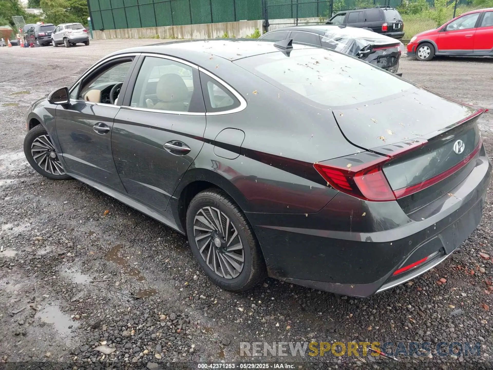 3 fotografías del automóvil dañado KMHL54JJ7NA043115 HYUNDAI SONATA HYBRID 2022