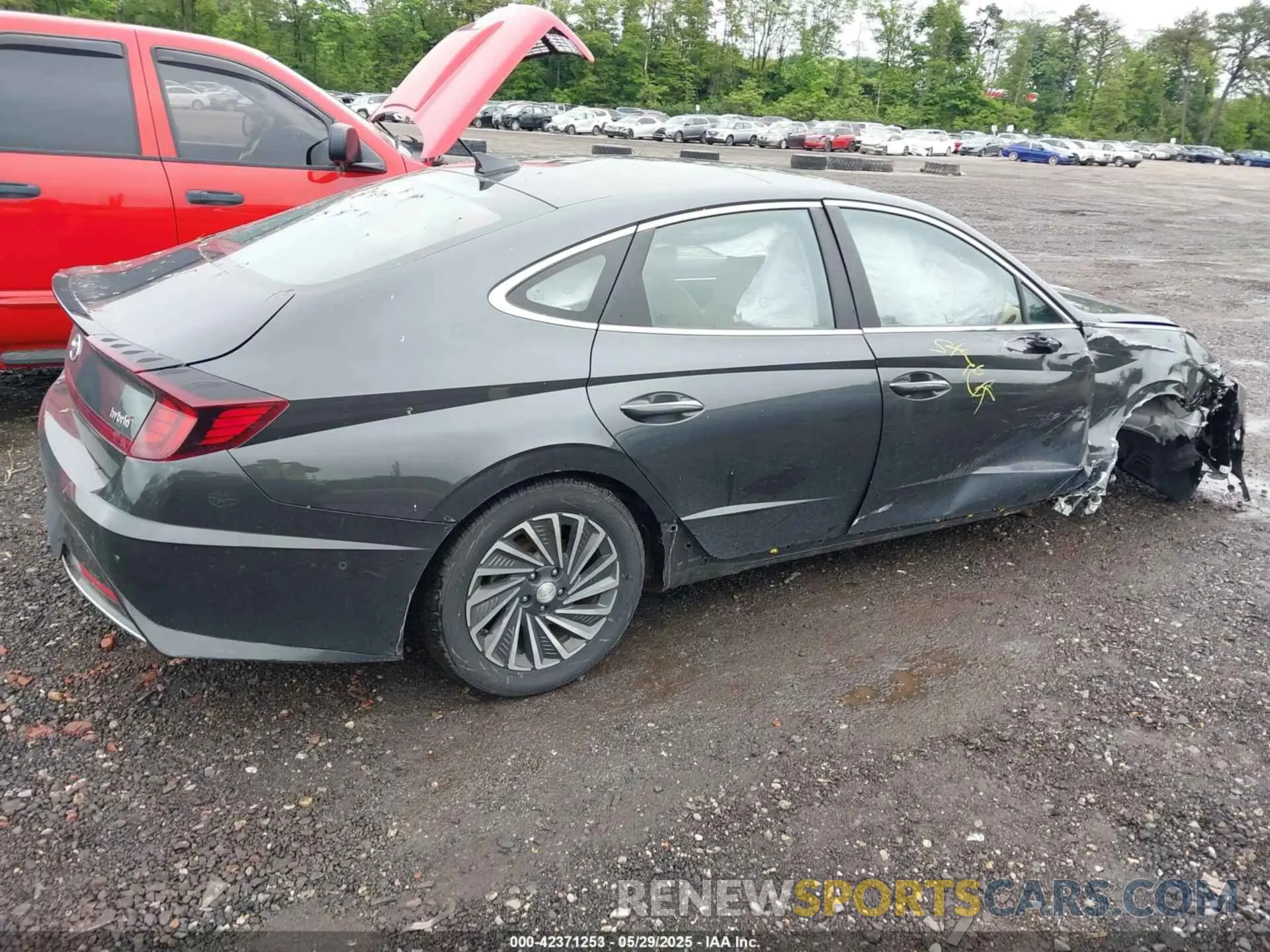4 fotografías del automóvil dañado KMHL54JJ7NA043115 HYUNDAI SONATA HYBRID 2022