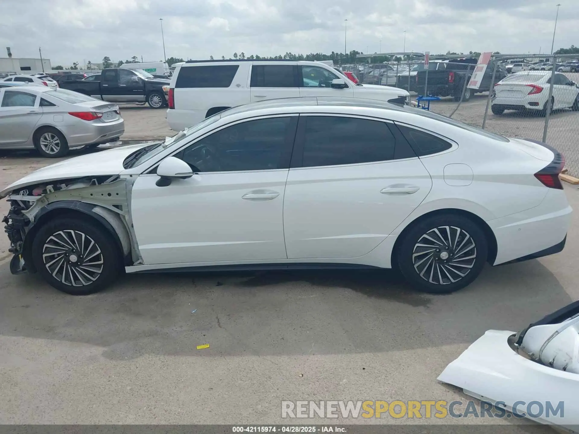 15 fotografías del automóvil dañado KMHL54JJ8NA049246 HYUNDAI SONATA HYBRID 2022