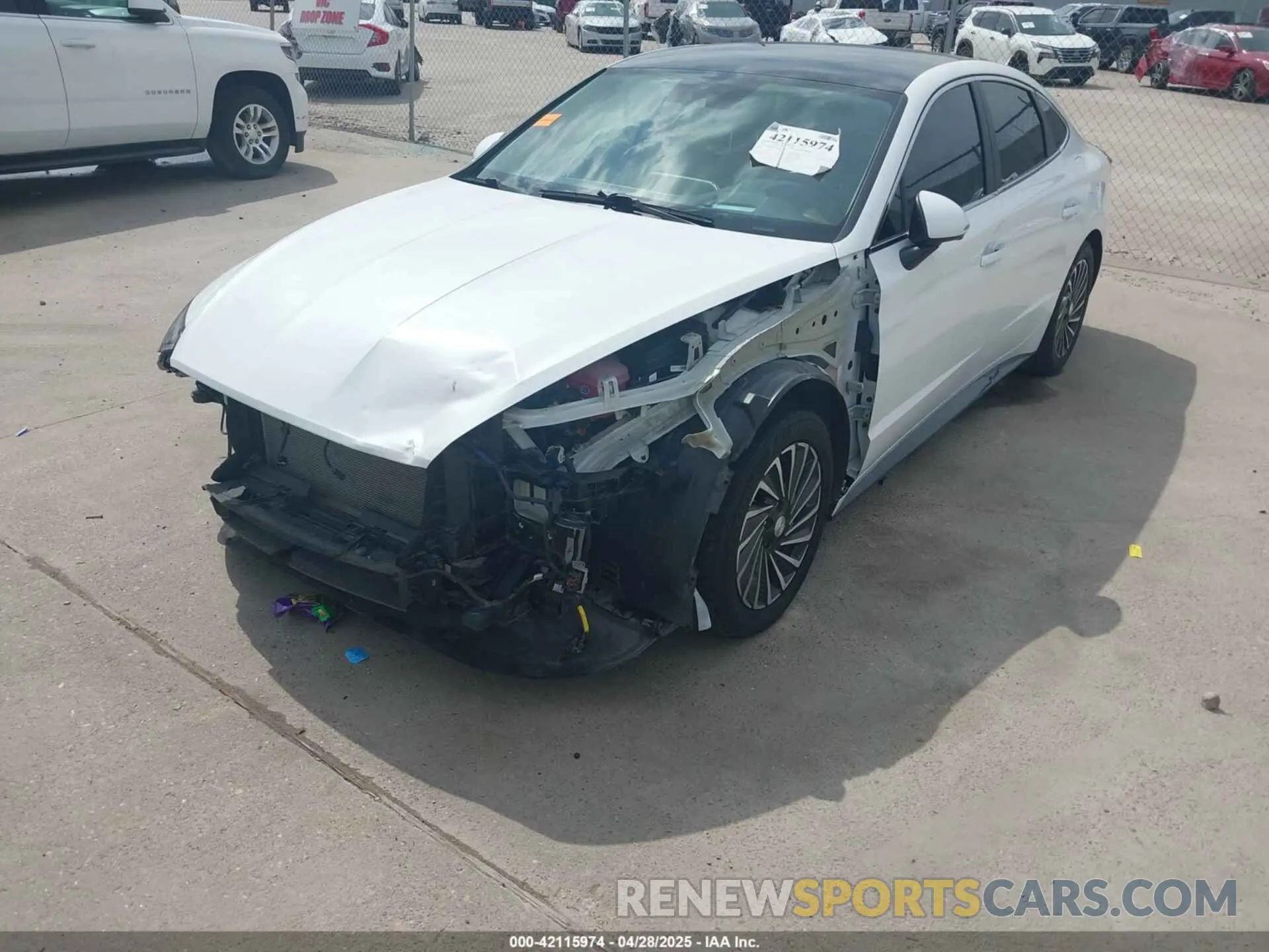 6 fotografías del automóvil dañado KMHL54JJ8NA049246 HYUNDAI SONATA HYBRID 2022