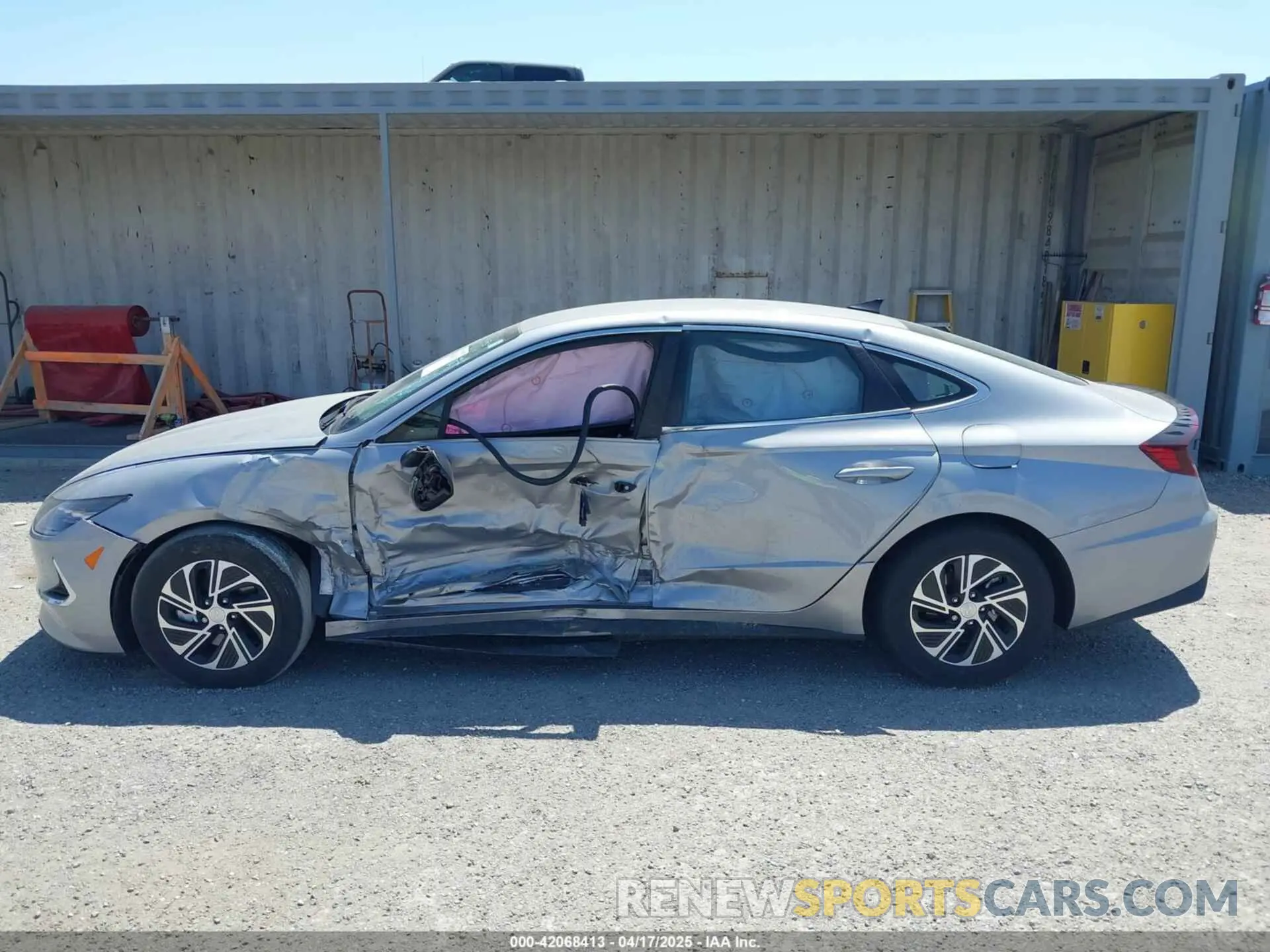 13 fotografías del automóvil dañado KMHL24JJ0PA061953 HYUNDAI SONATA HYBRID 2023