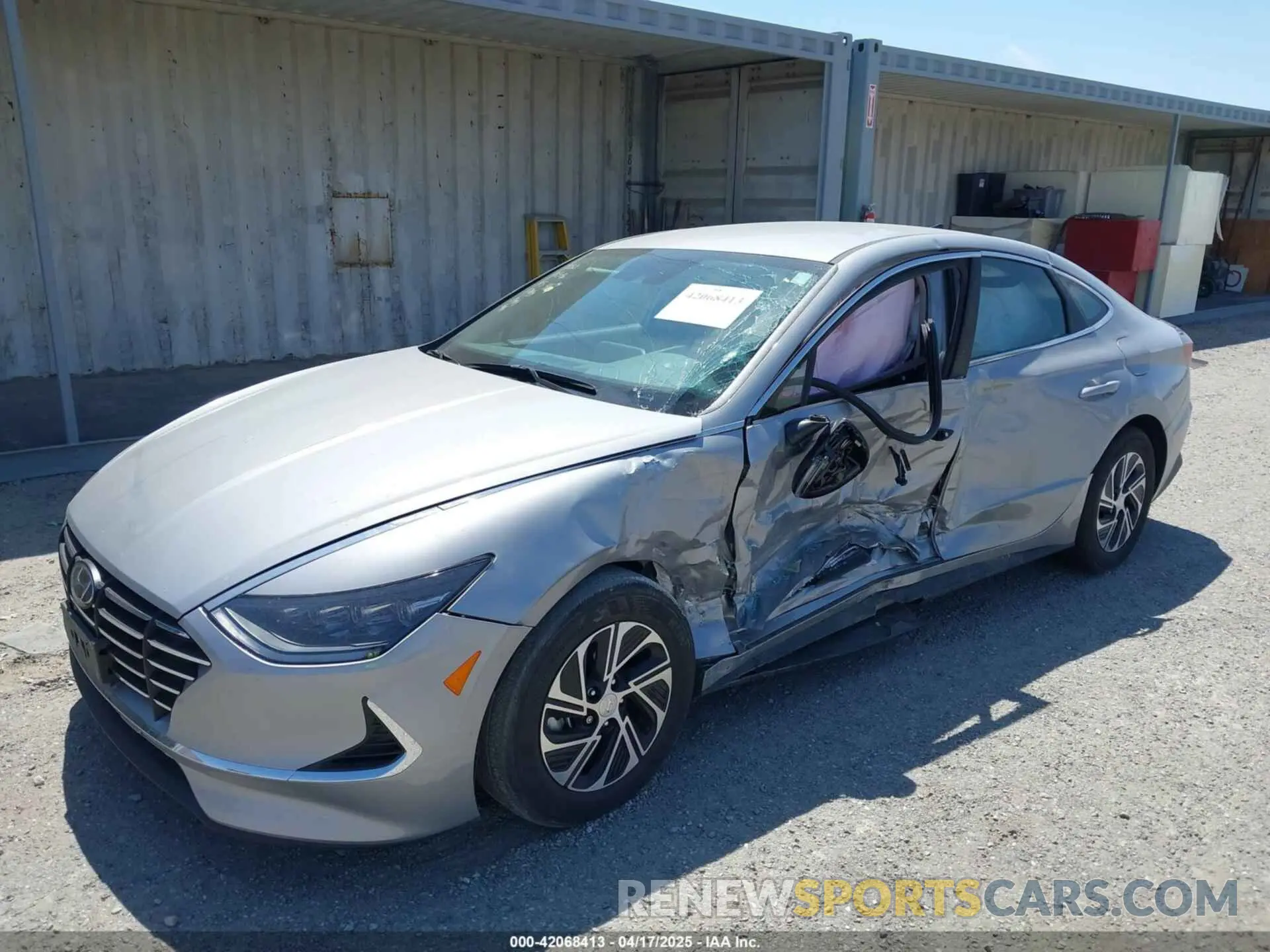 2 fotografías del automóvil dañado KMHL24JJ0PA061953 HYUNDAI SONATA HYBRID 2023