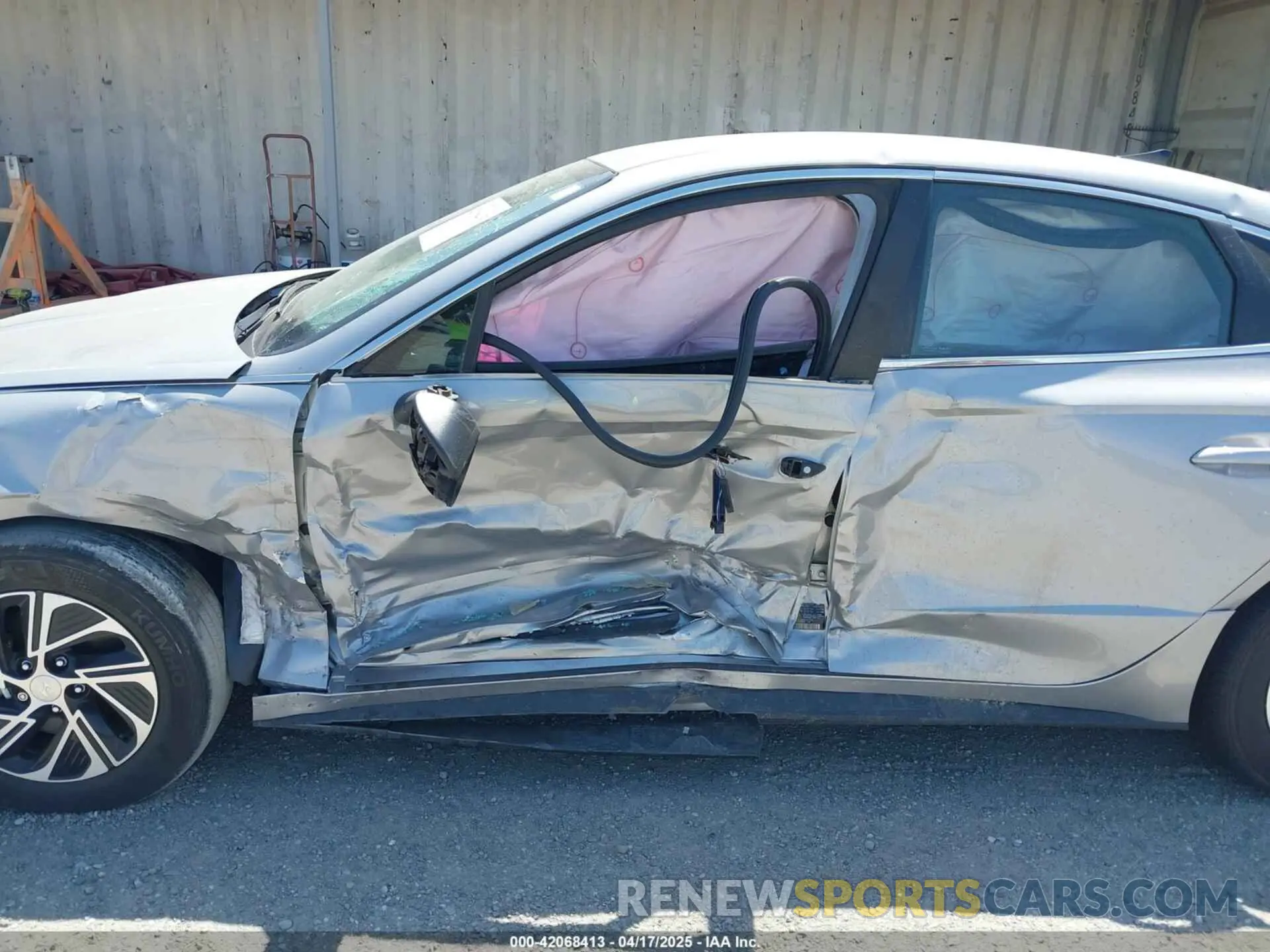 6 fotografías del automóvil dañado KMHL24JJ0PA061953 HYUNDAI SONATA HYBRID 2023