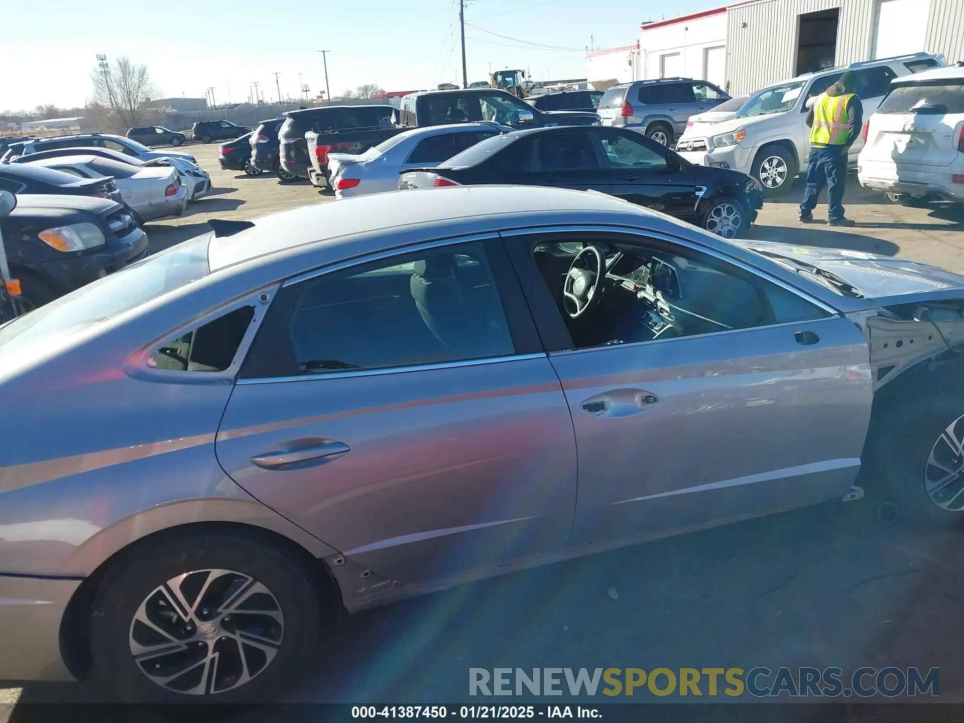 13 fotografías del automóvil dañado KMHL24JJ7PA067569 HYUNDAI SONATA HYBRID 2023