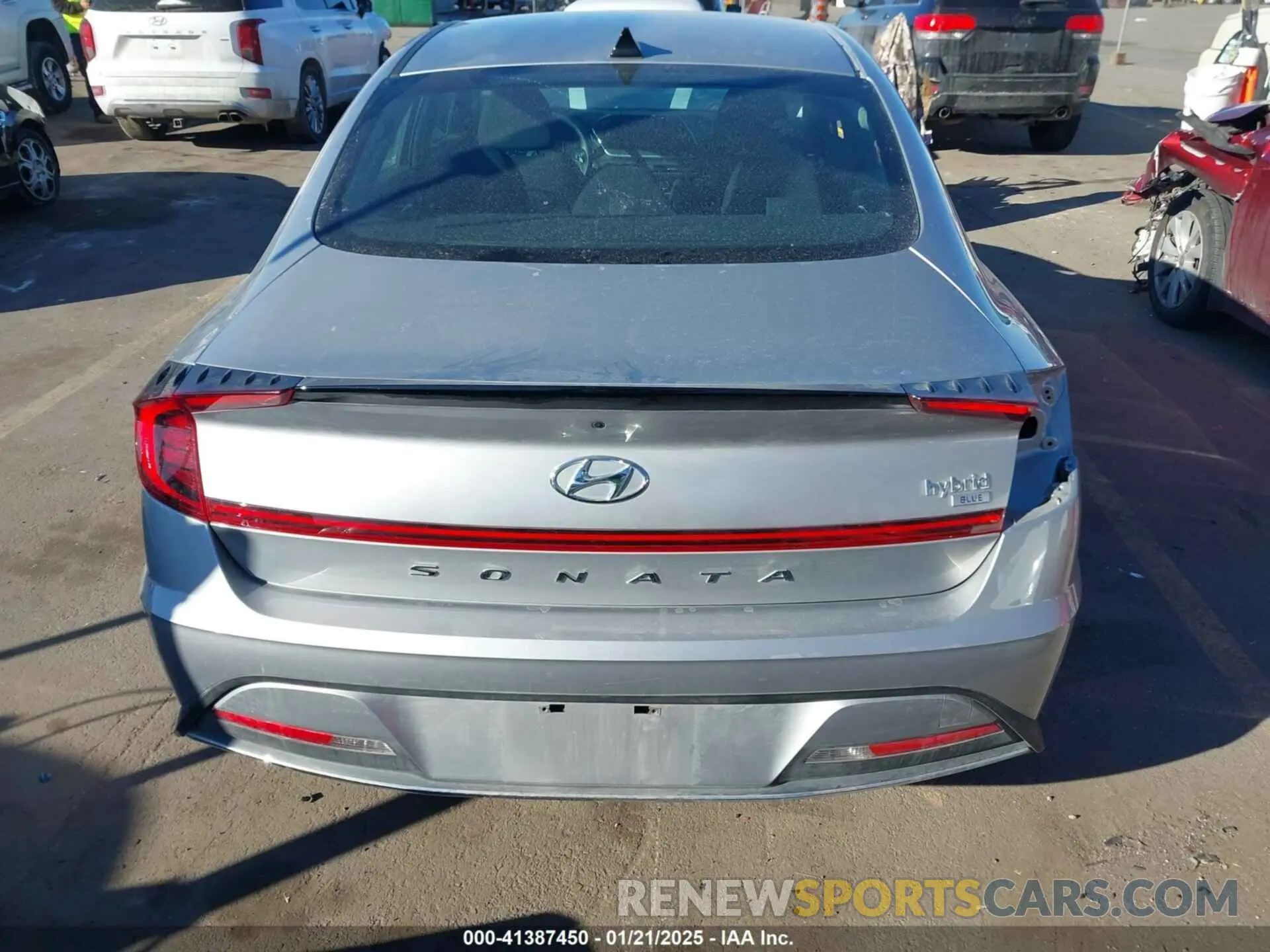 16 fotografías del automóvil dañado KMHL24JJ7PA067569 HYUNDAI SONATA HYBRID 2023