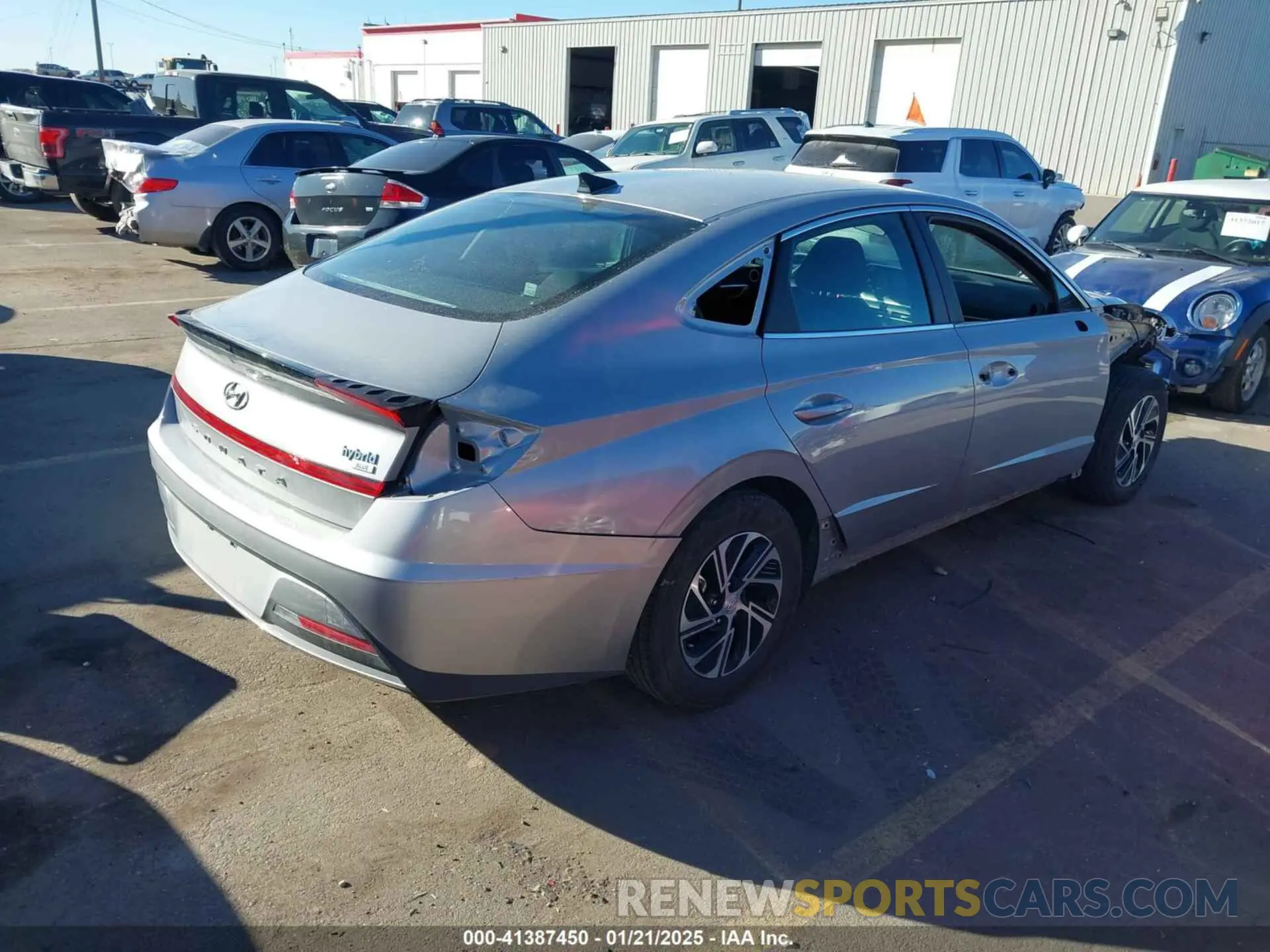 4 fotografías del automóvil dañado KMHL24JJ7PA067569 HYUNDAI SONATA HYBRID 2023