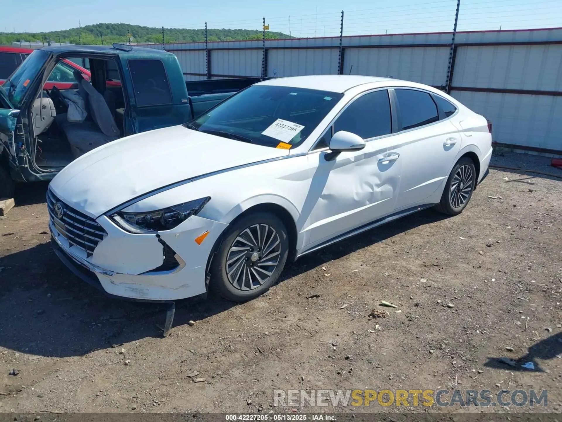 2 fotografías del automóvil dañado KMHL34JJ0PA064039 HYUNDAI SONATA HYBRID 2023