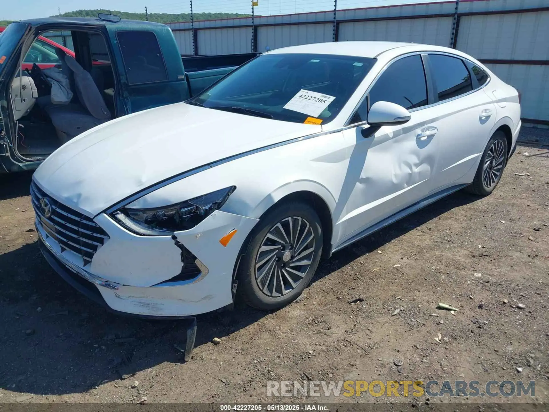 6 fotografías del automóvil dañado KMHL34JJ0PA064039 HYUNDAI SONATA HYBRID 2023