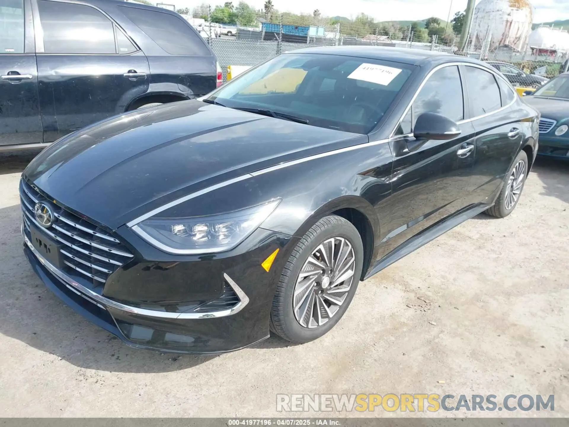 2 fotografías del automóvil dañado KMHL34JJ7PA064149 HYUNDAI SONATA HYBRID 2023