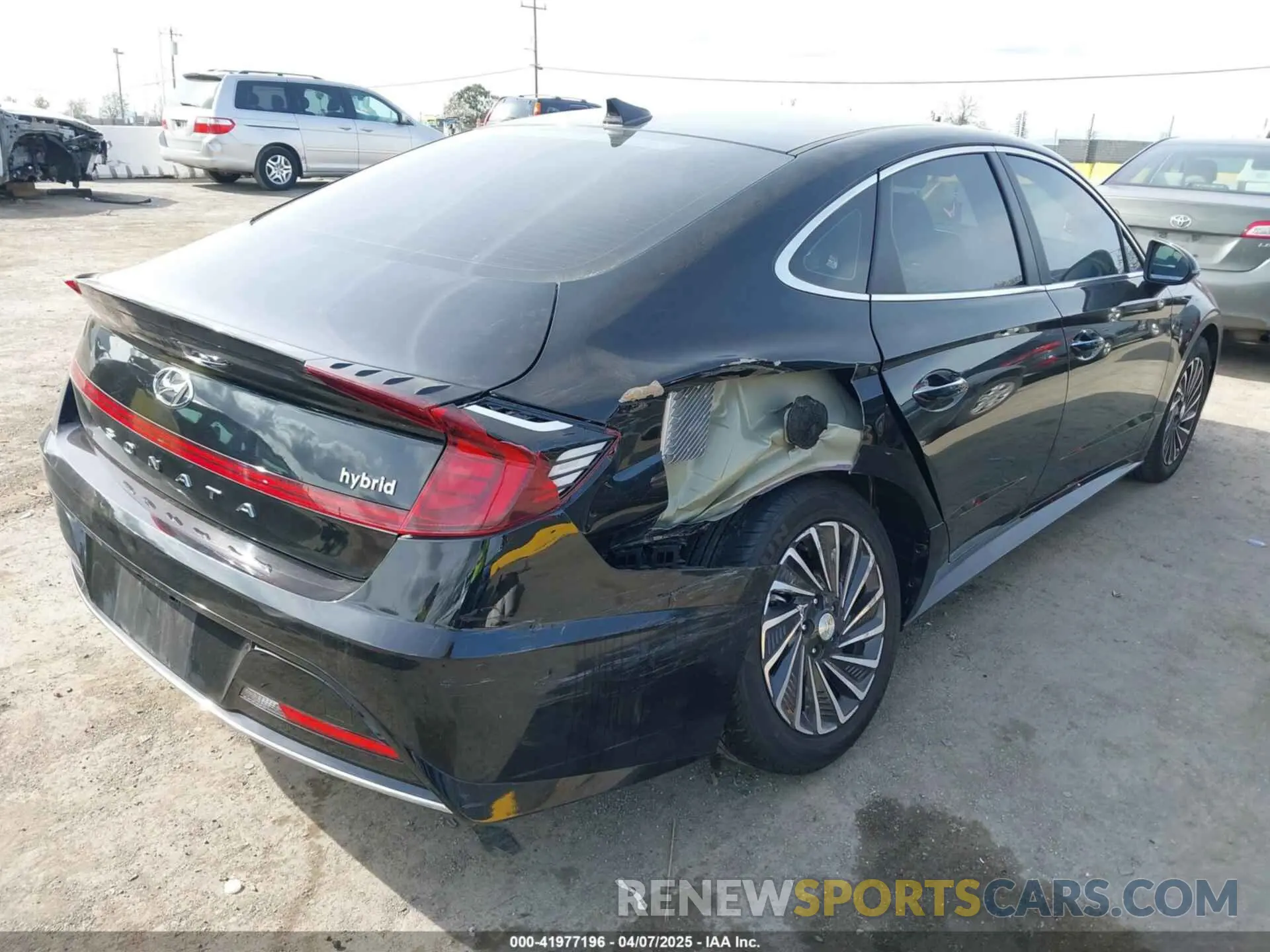 4 fotografías del automóvil dañado KMHL34JJ7PA064149 HYUNDAI SONATA HYBRID 2023