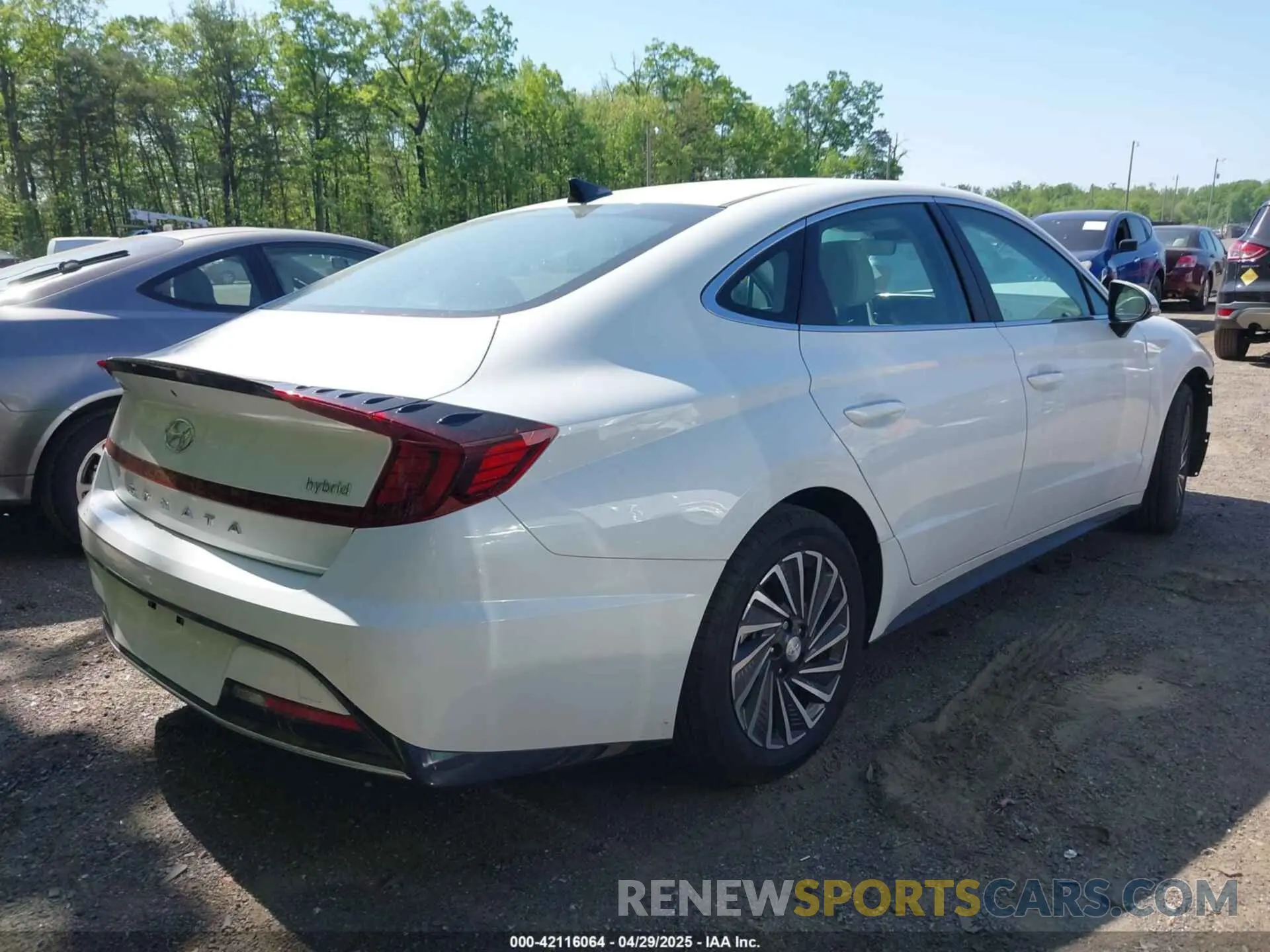4 fotografías del automóvil dañado KMHL34JJ7PA078228 HYUNDAI SONATA HYBRID 2023