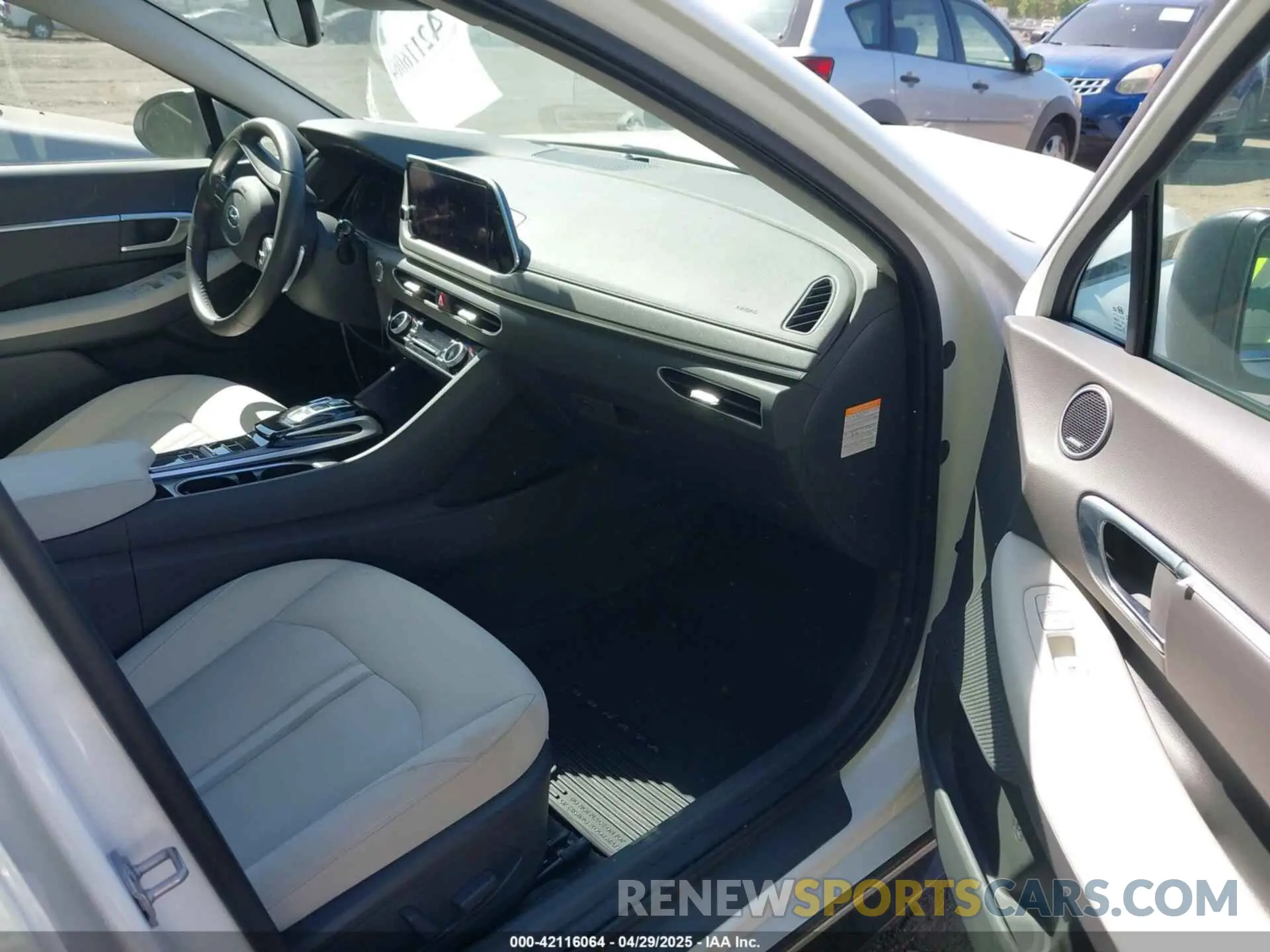 5 fotografías del automóvil dañado KMHL34JJ7PA078228 HYUNDAI SONATA HYBRID 2023