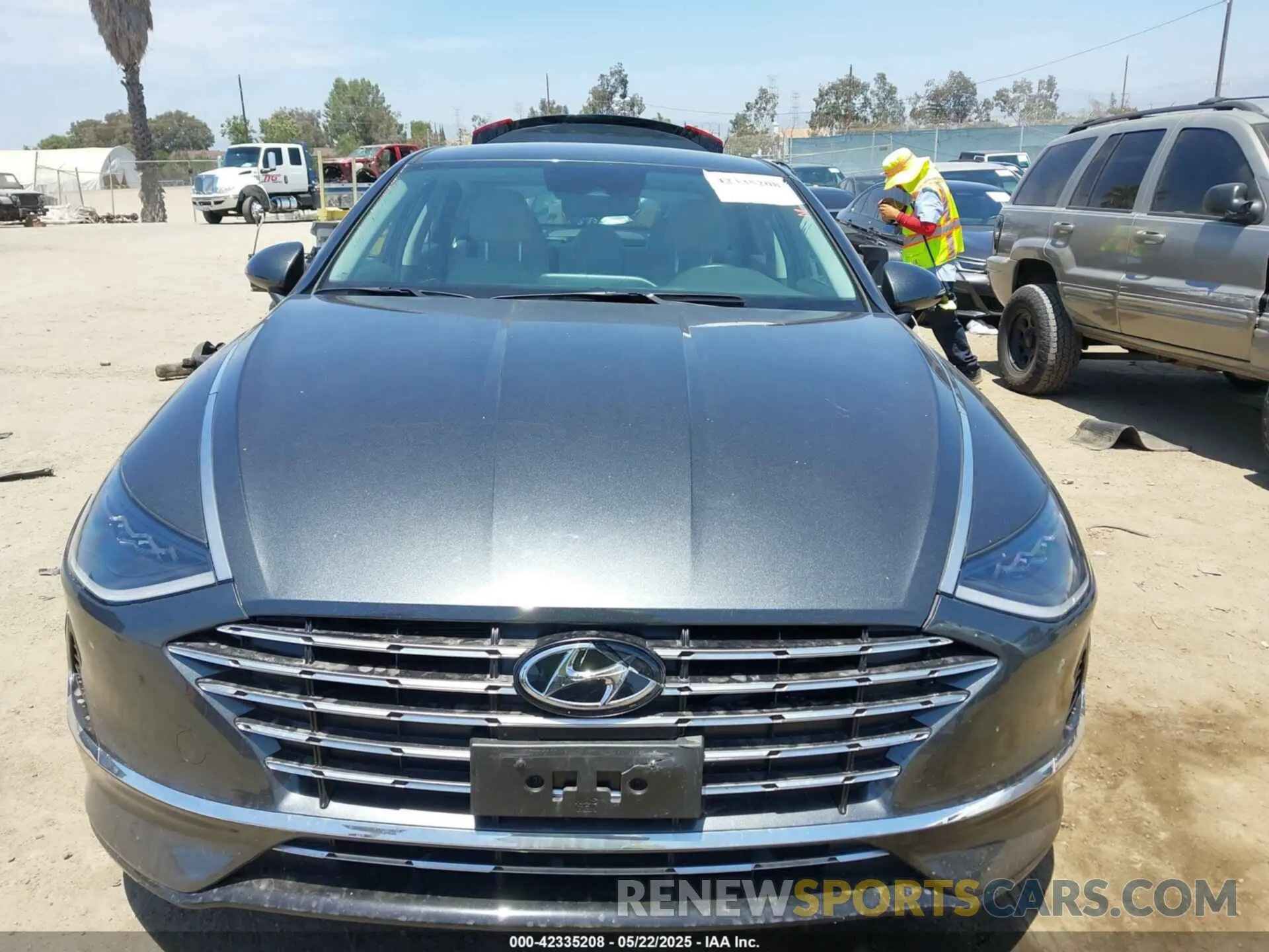 12 fotografías del automóvil dañado KMHL34JJ8PA077783 HYUNDAI SONATA HYBRID 2023