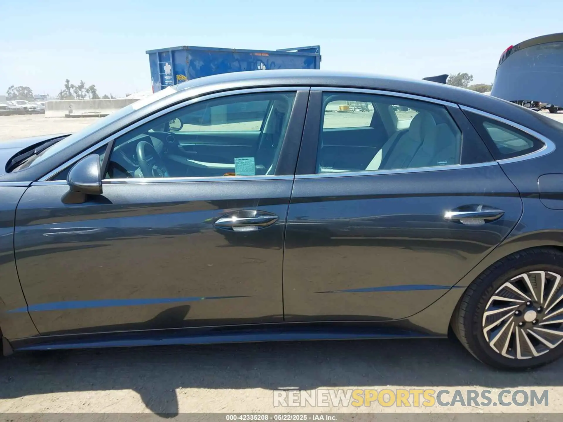 14 fotografías del automóvil dañado KMHL34JJ8PA077783 HYUNDAI SONATA HYBRID 2023