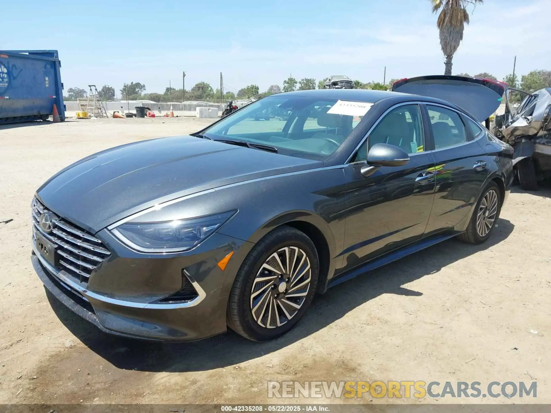 2 fotografías del automóvil dañado KMHL34JJ8PA077783 HYUNDAI SONATA HYBRID 2023