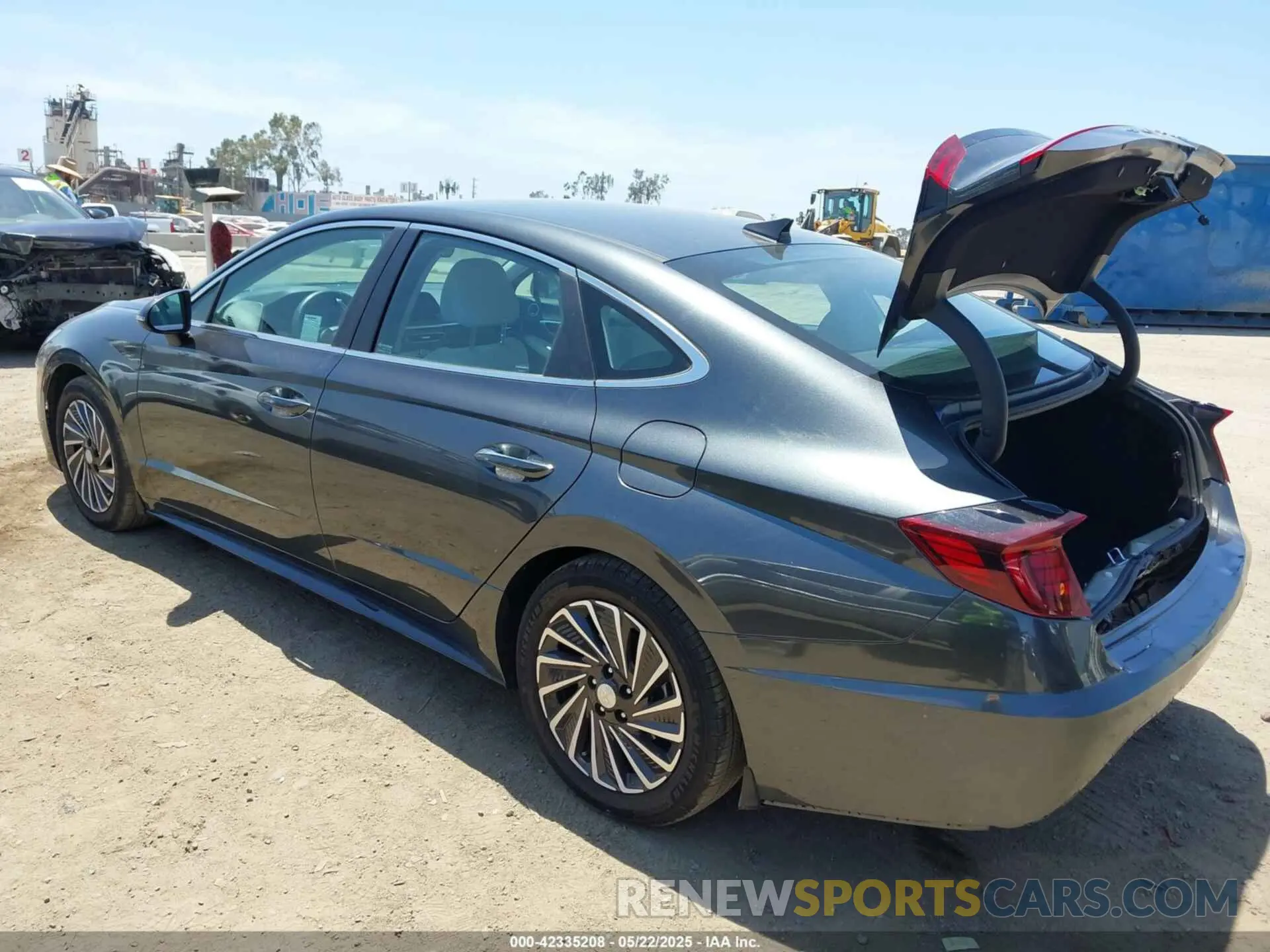 3 fotografías del automóvil dañado KMHL34JJ8PA077783 HYUNDAI SONATA HYBRID 2023