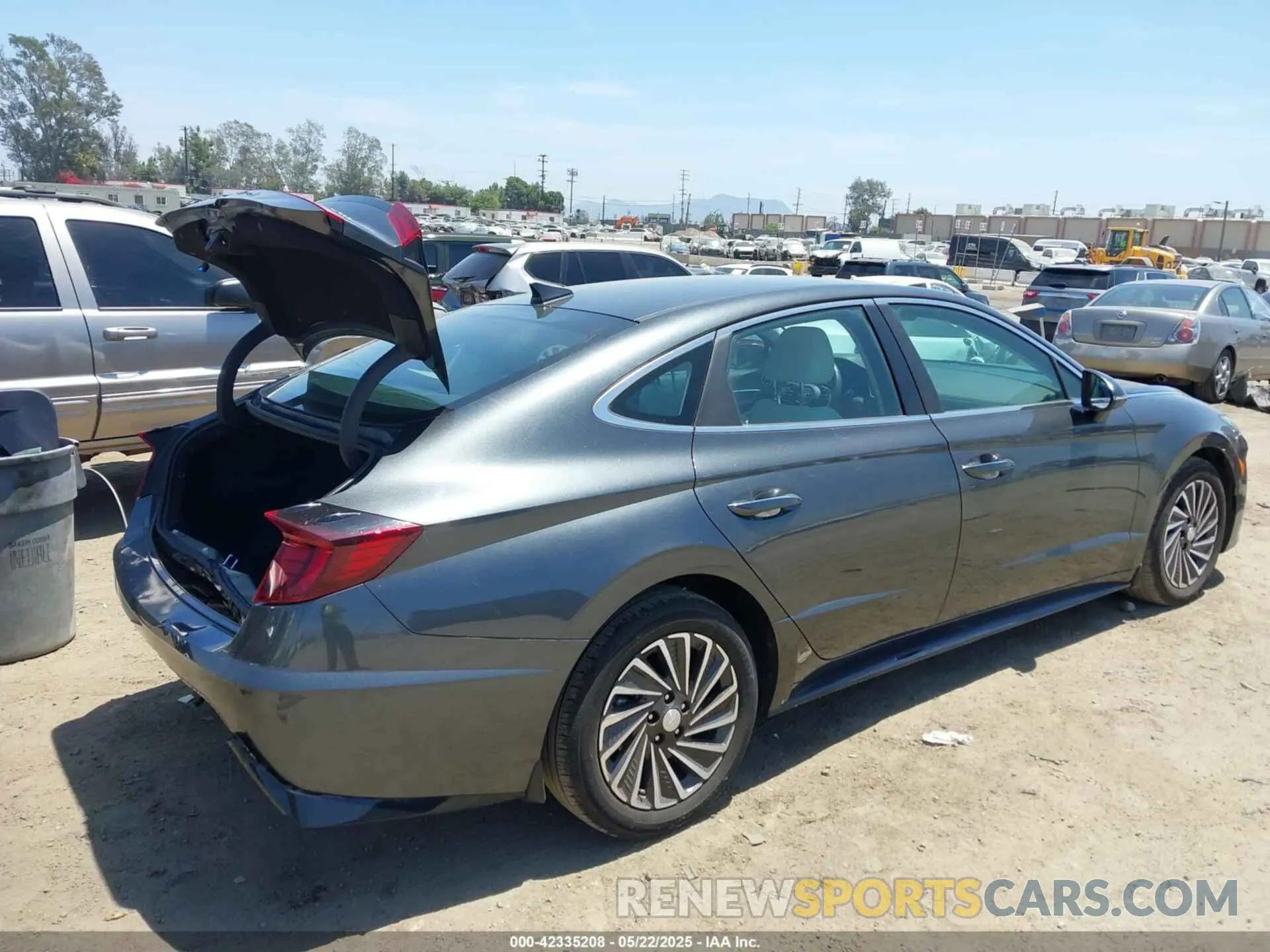 4 fotografías del automóvil dañado KMHL34JJ8PA077783 HYUNDAI SONATA HYBRID 2023