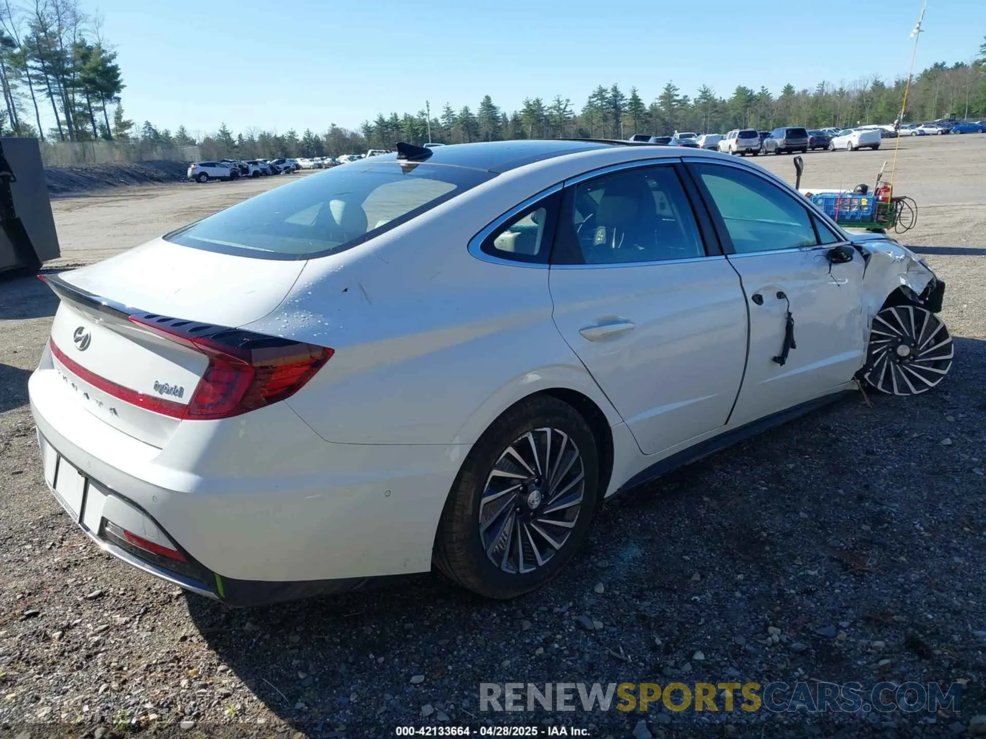 4 fotografías del automóvil dañado KMHL54JJ0PA066013 HYUNDAI SONATA HYBRID 2023