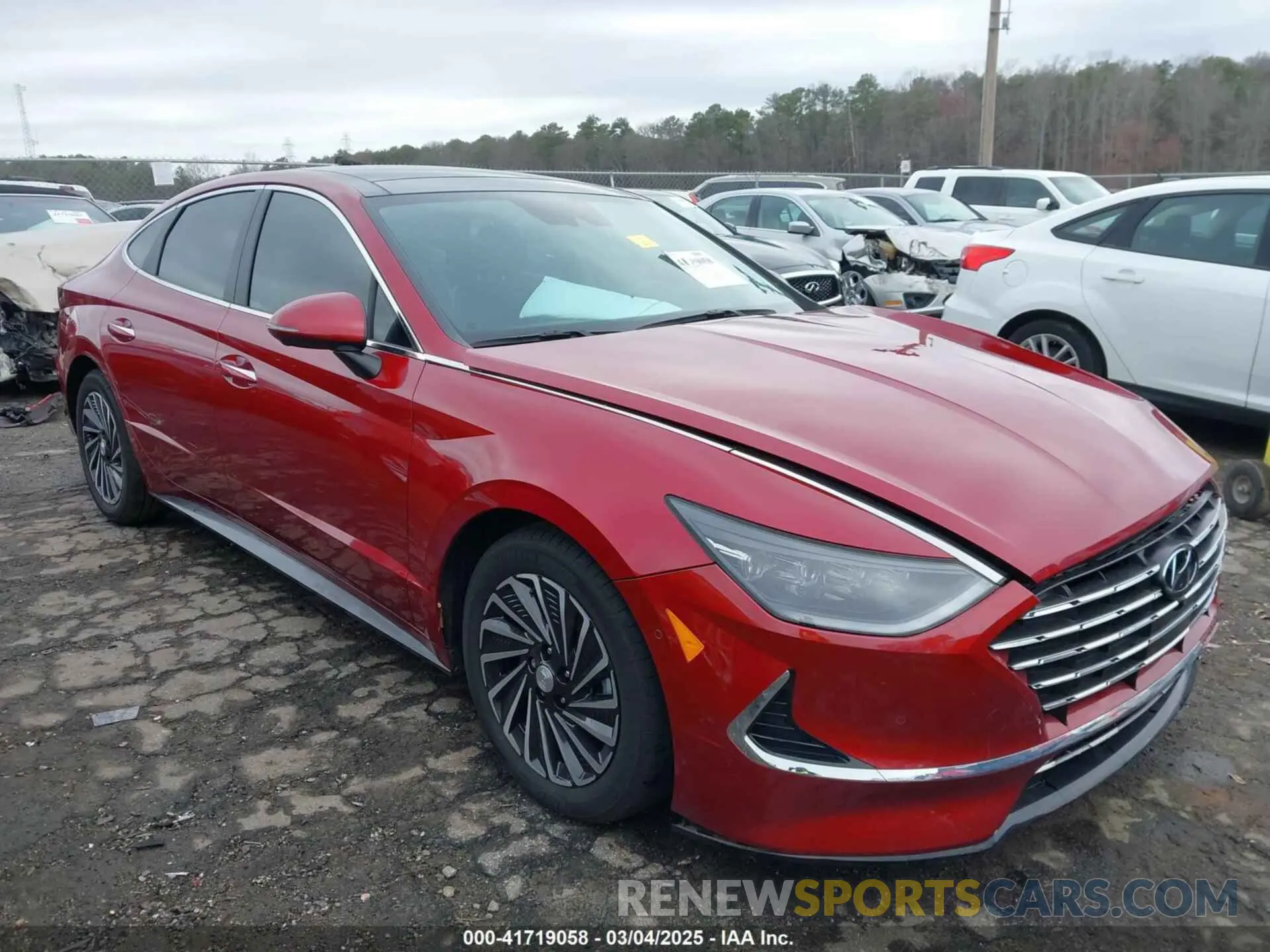 13 fotografías del automóvil dañado KMHL54JJ1PA076534 HYUNDAI SONATA HYBRID 2023