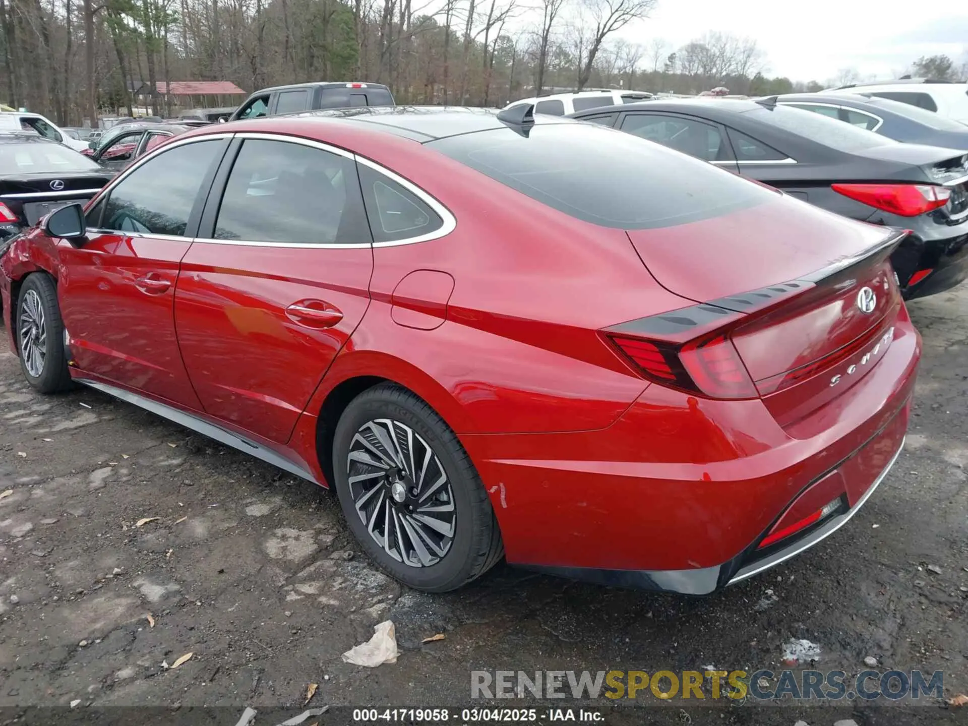 14 fotografías del automóvil dañado KMHL54JJ1PA076534 HYUNDAI SONATA HYBRID 2023