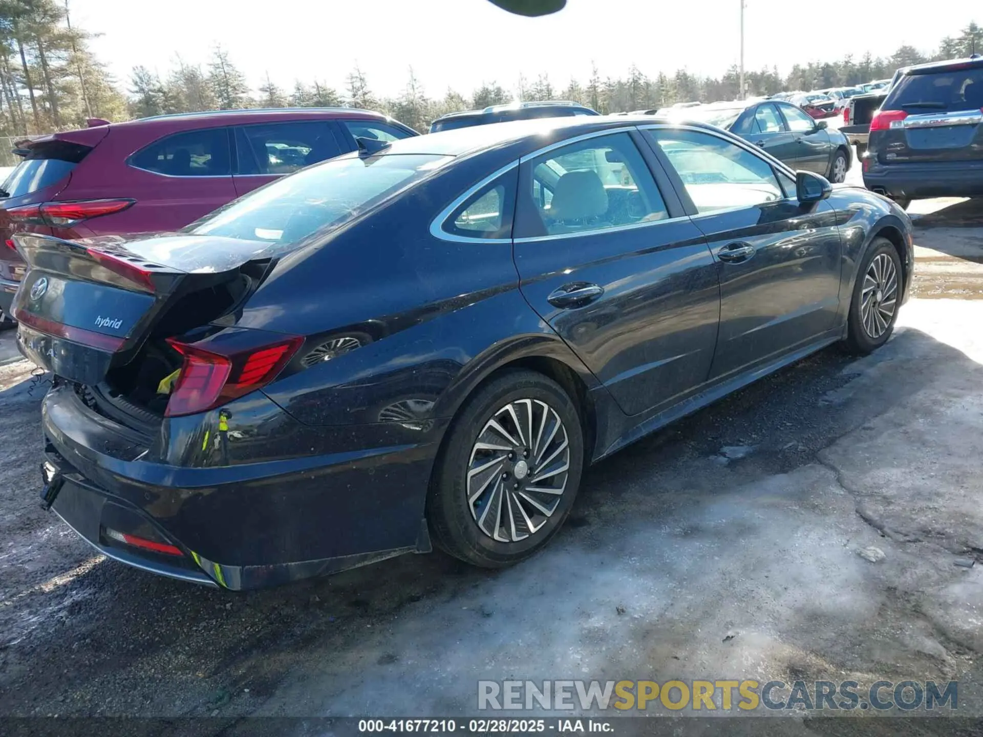 4 fotografías del automóvil dañado KMHL54JJ3PA059279 HYUNDAI SONATA HYBRID 2023