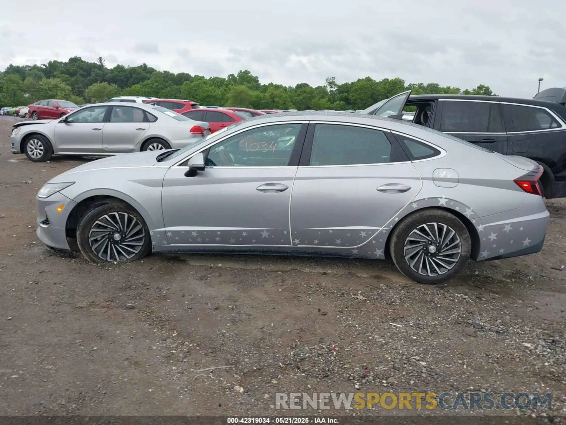 14 fotografías del automóvil dañado KMHL54JJ4PA076043 HYUNDAI SONATA HYBRID 2023