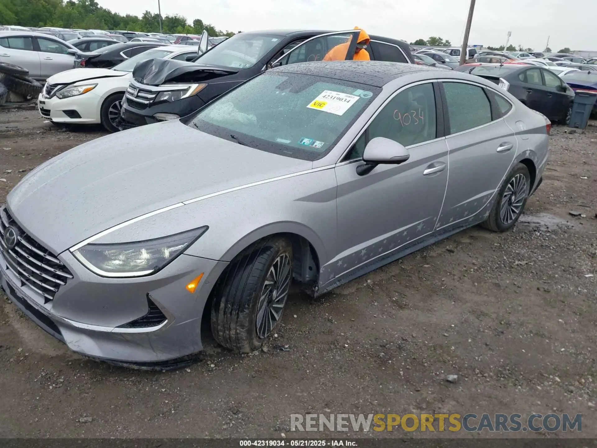 2 fotografías del automóvil dañado KMHL54JJ4PA076043 HYUNDAI SONATA HYBRID 2023
