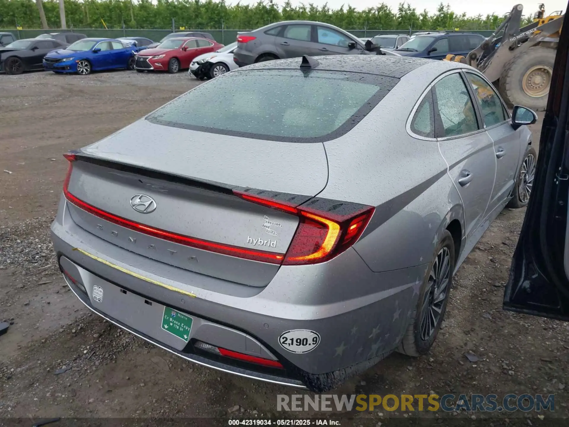 4 fotografías del automóvil dañado KMHL54JJ4PA076043 HYUNDAI SONATA HYBRID 2023