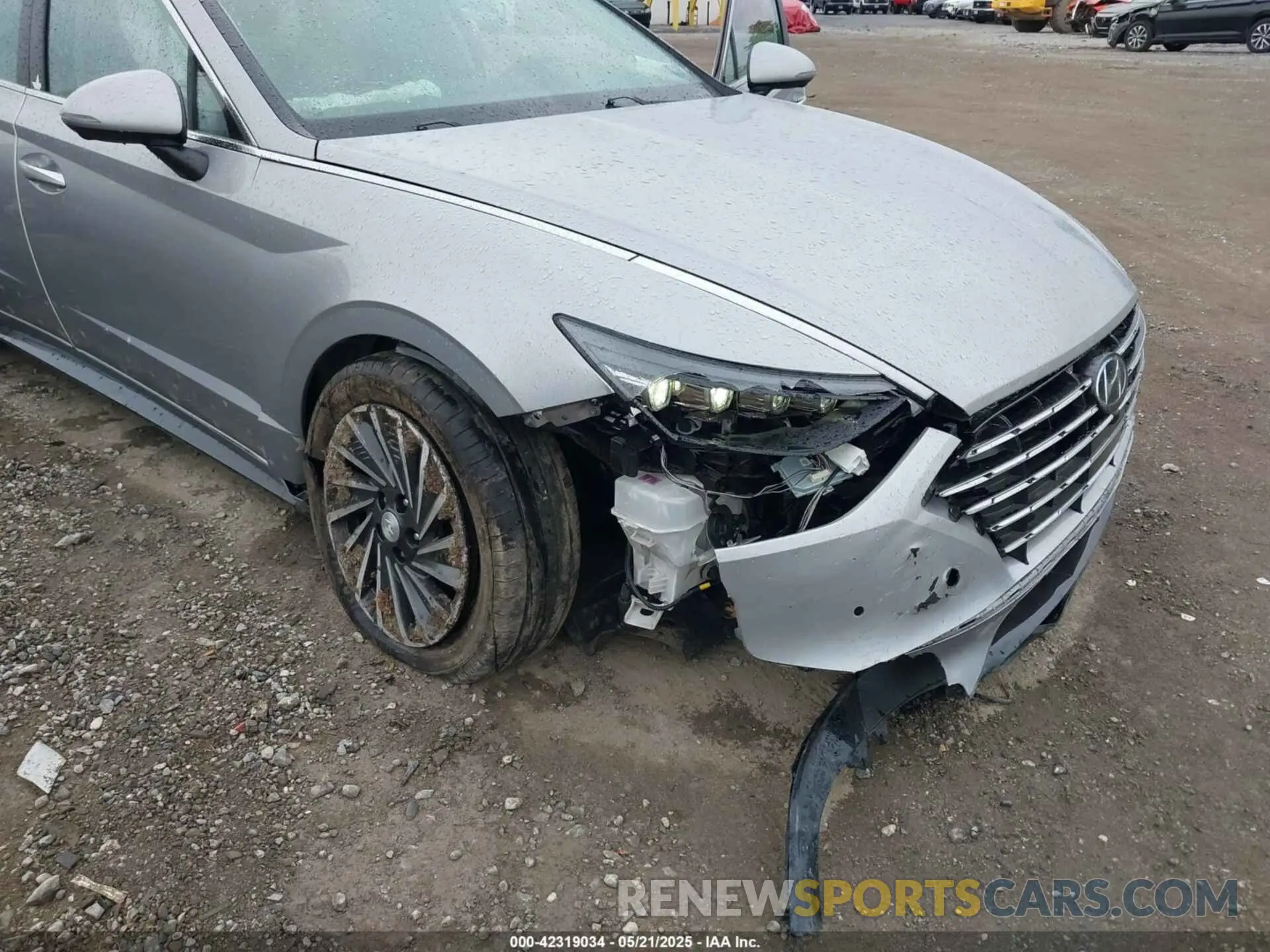 6 fotografías del automóvil dañado KMHL54JJ4PA076043 HYUNDAI SONATA HYBRID 2023
