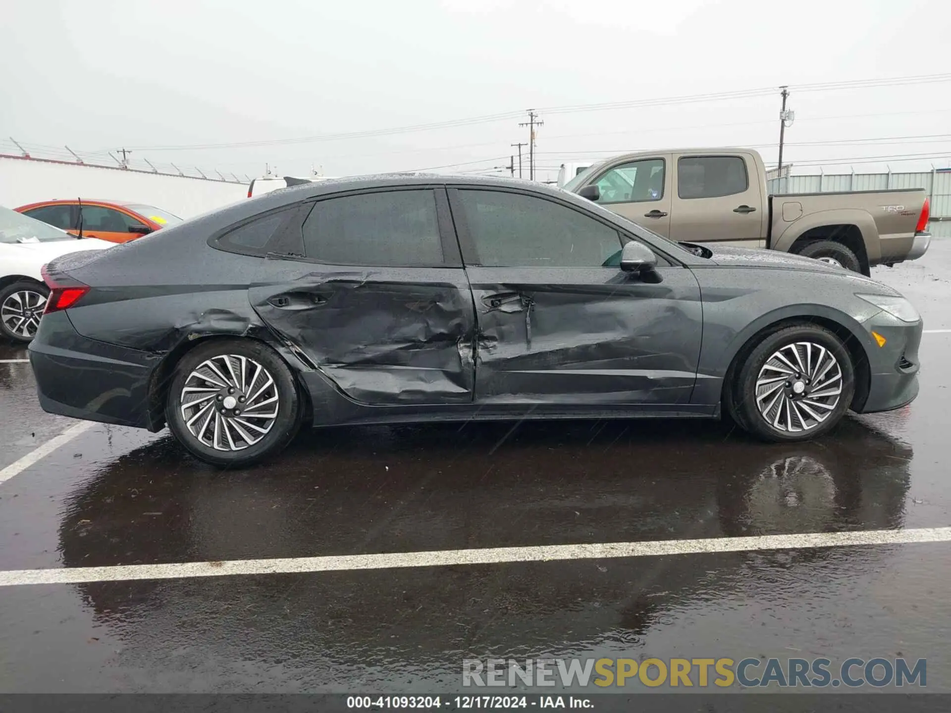 13 fotografías del automóvil dañado KMHL54JJ5PA064516 HYUNDAI SONATA HYBRID 2023