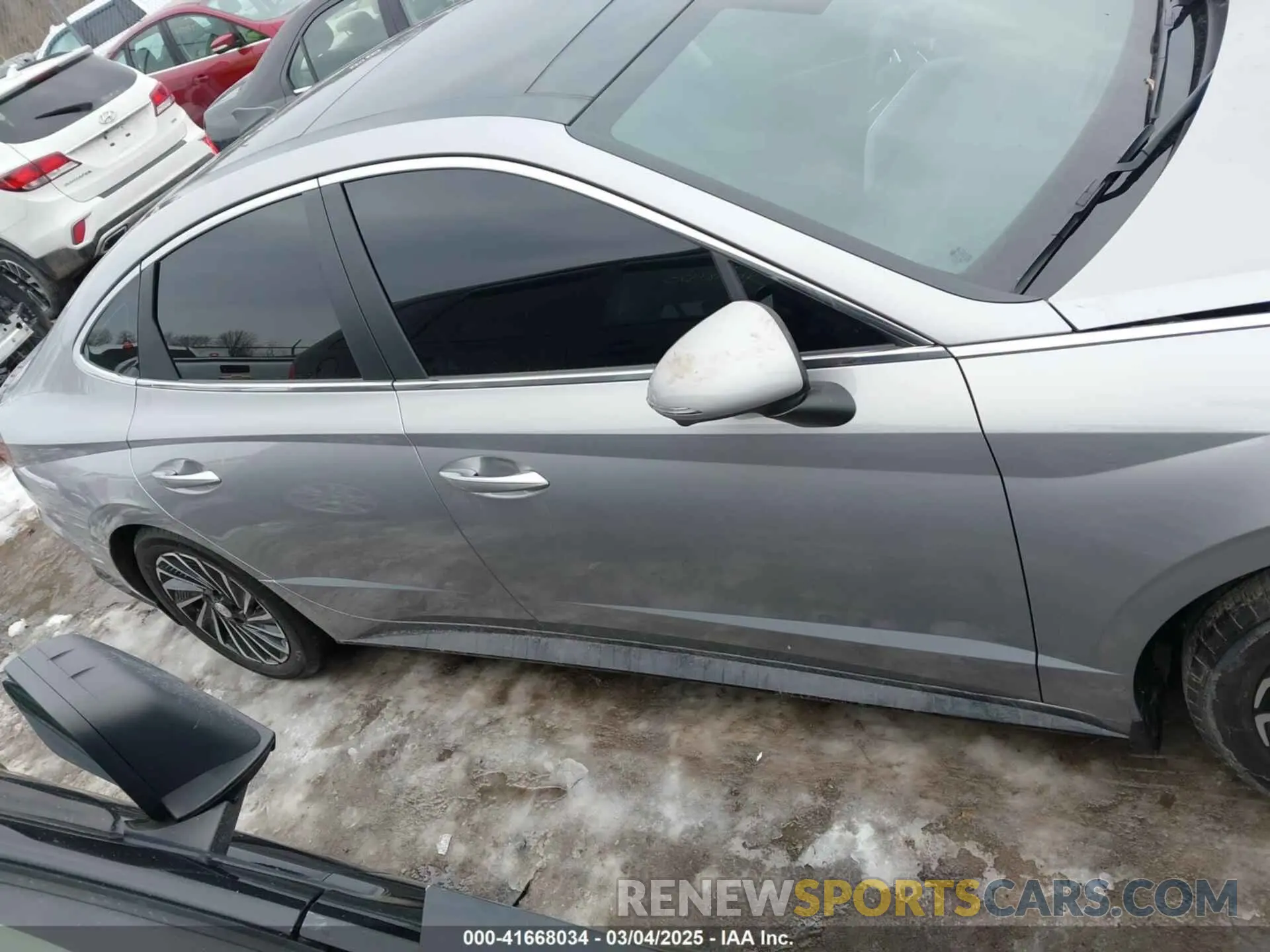 13 fotografías del automóvil dañado KMHL54JJ8PA078278 HYUNDAI SONATA HYBRID 2023