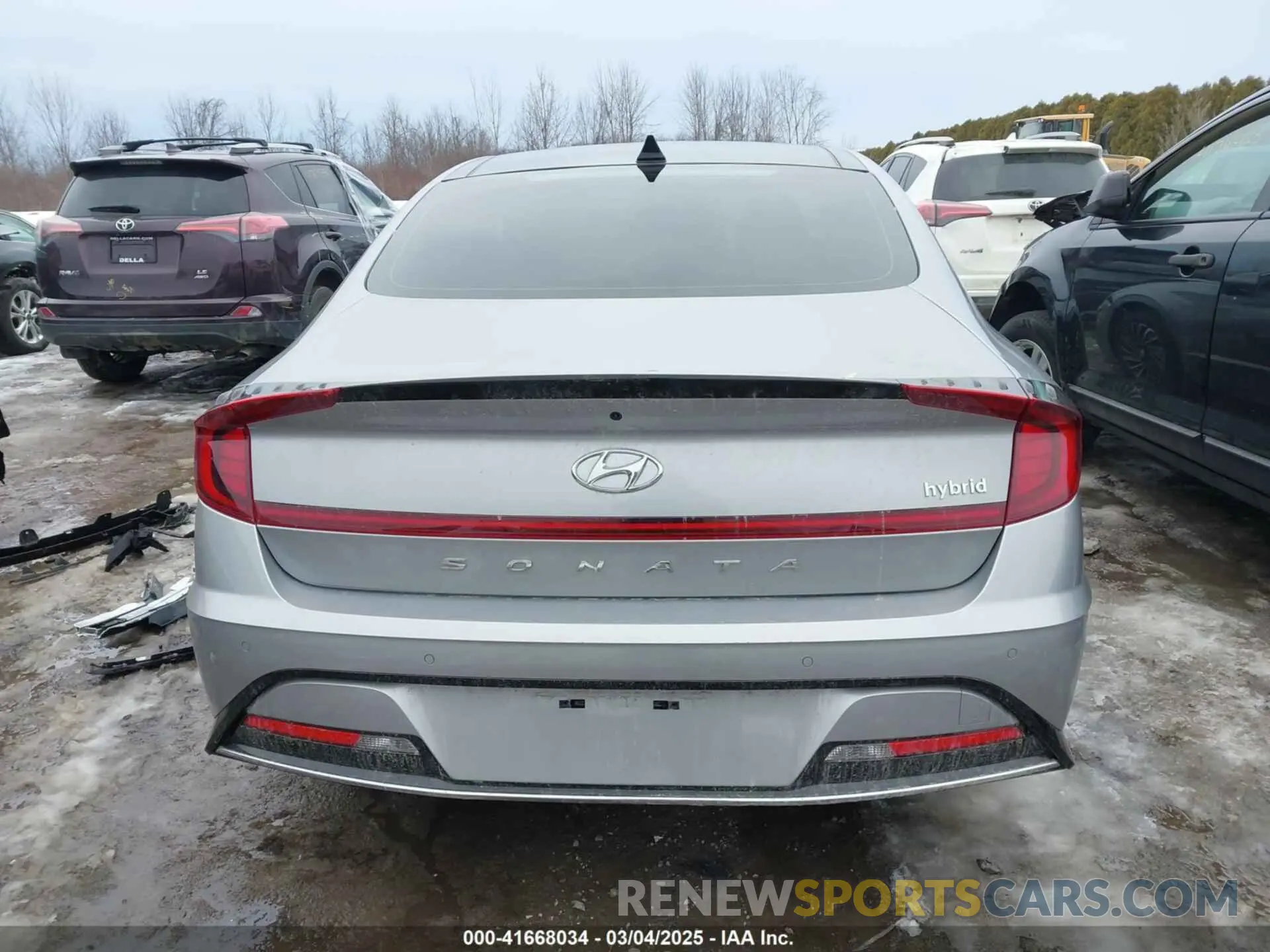 16 fotografías del automóvil dañado KMHL54JJ8PA078278 HYUNDAI SONATA HYBRID 2023