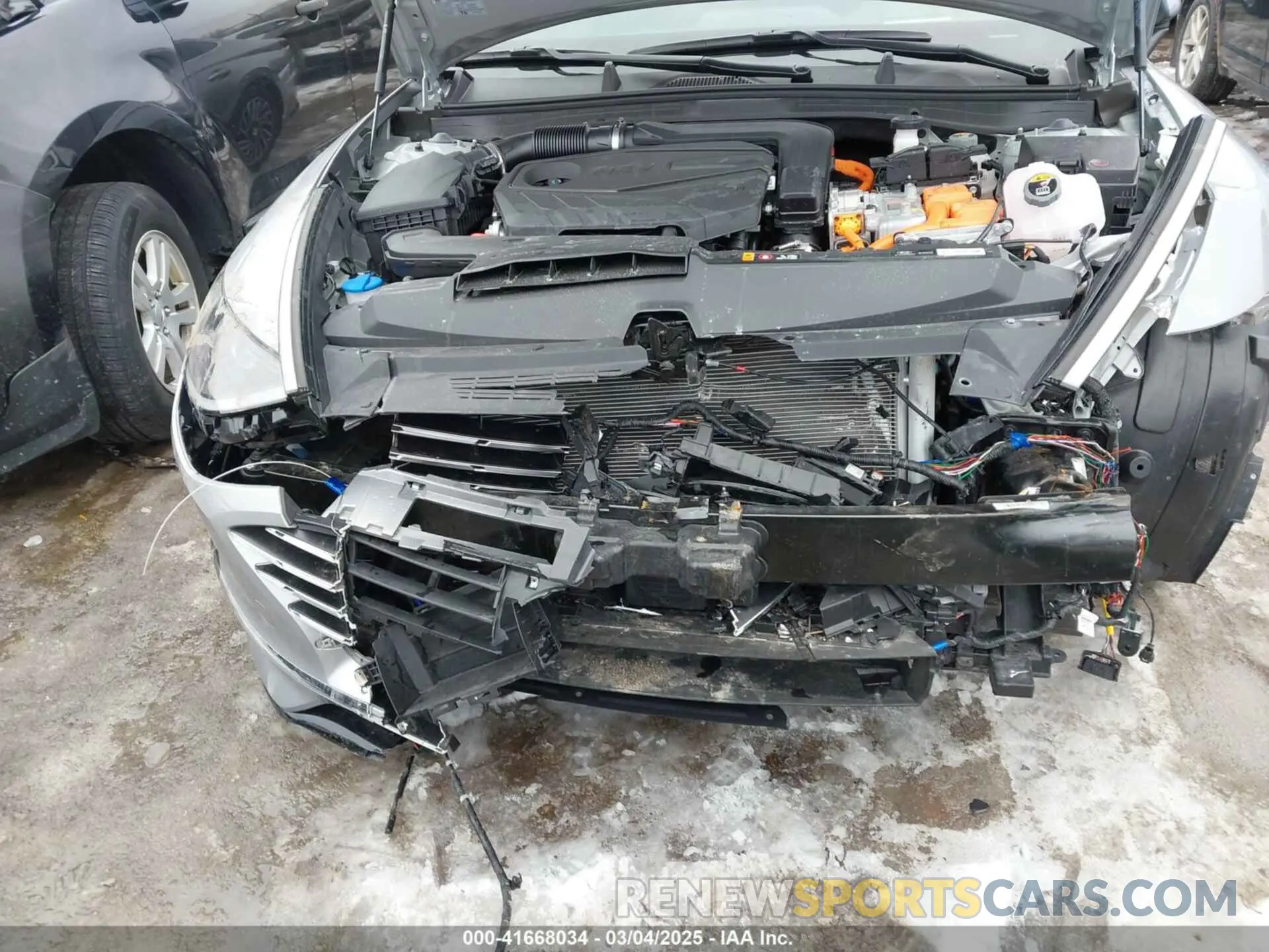 20 fotografías del automóvil dañado KMHL54JJ8PA078278 HYUNDAI SONATA HYBRID 2023